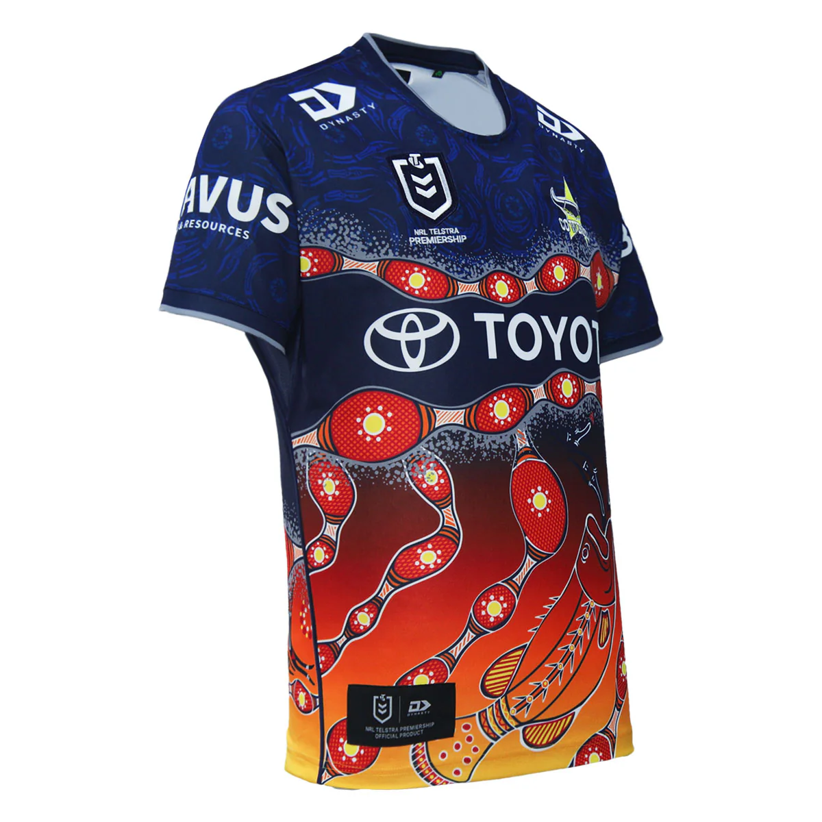 North Queensland Cowboys 2024 Mens Replica Indigenous Jersey - Image 3