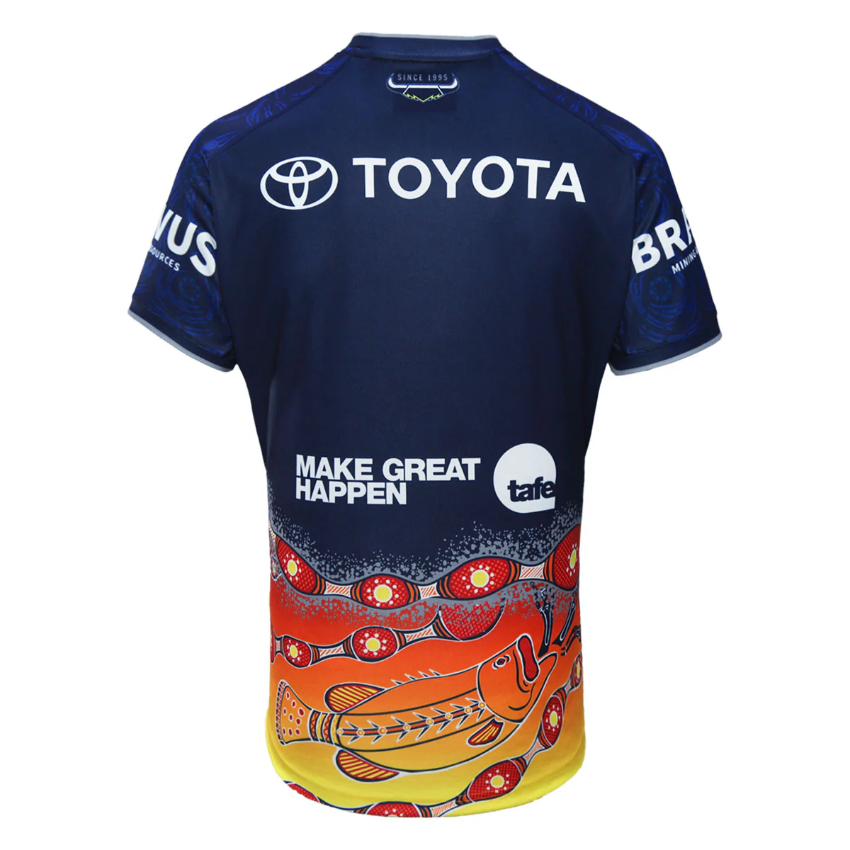 North Queensland Cowboys 2024 Mens Replica Indigenous Jersey - Image 4