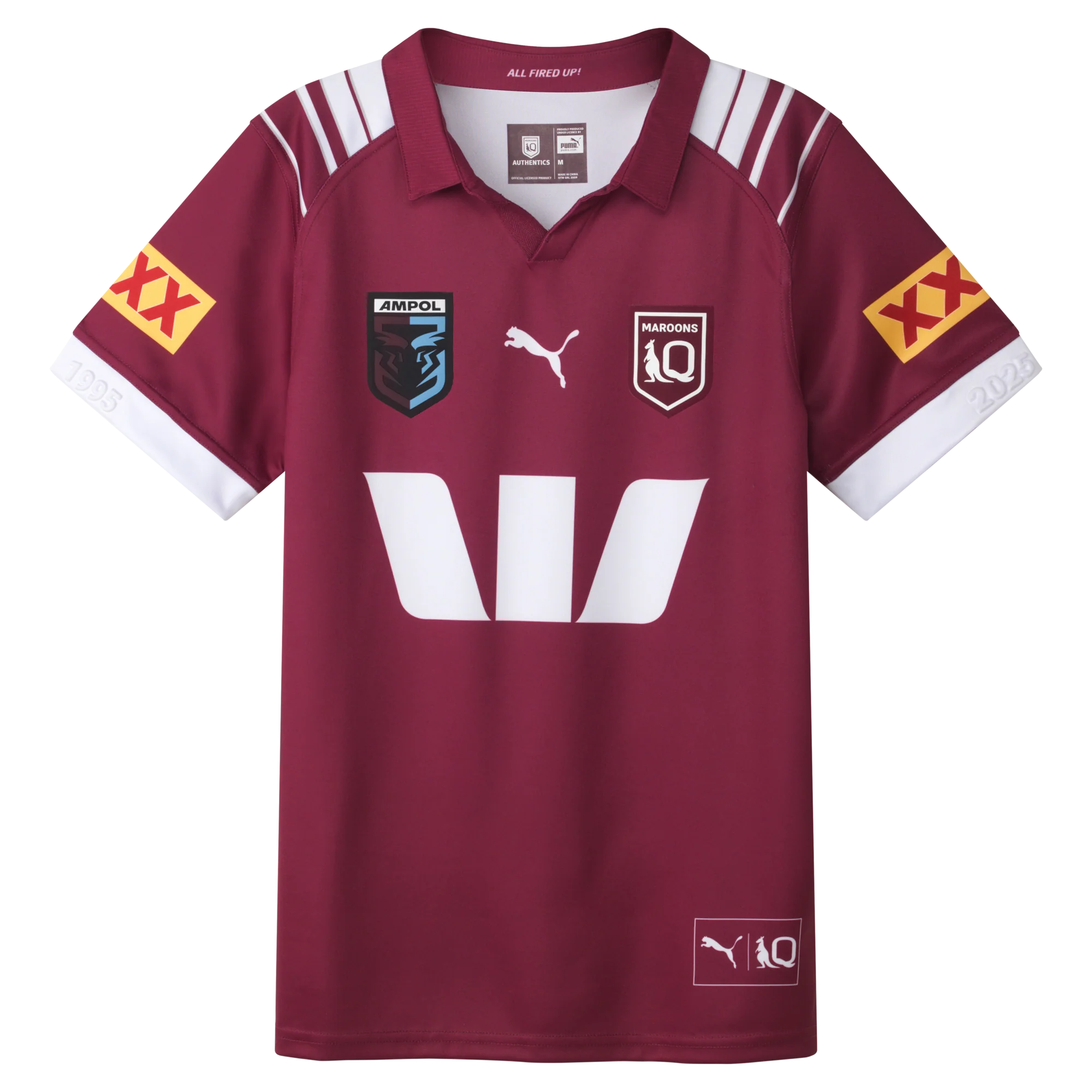 QLD Maroons 2025 Mens Replica Home Jersey