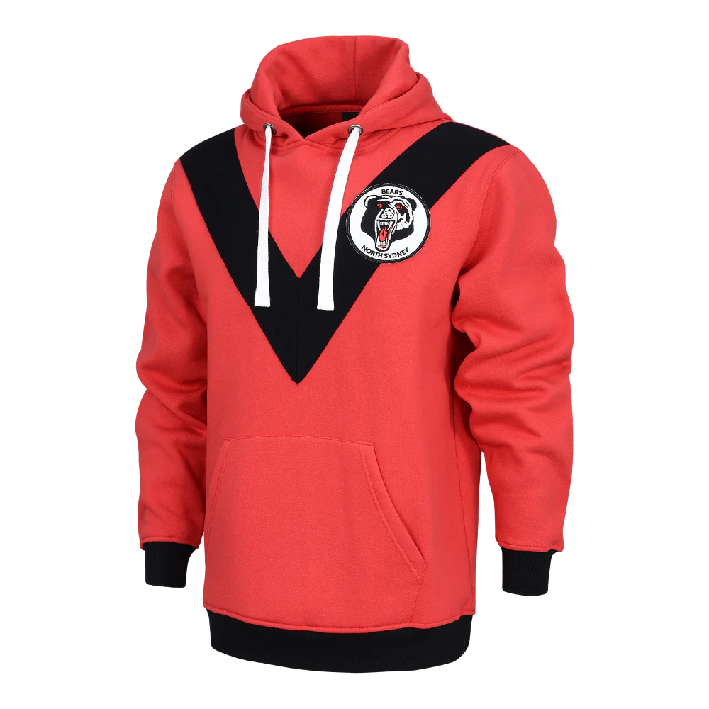 North Sydney Bears Adults Retro Hoodie
