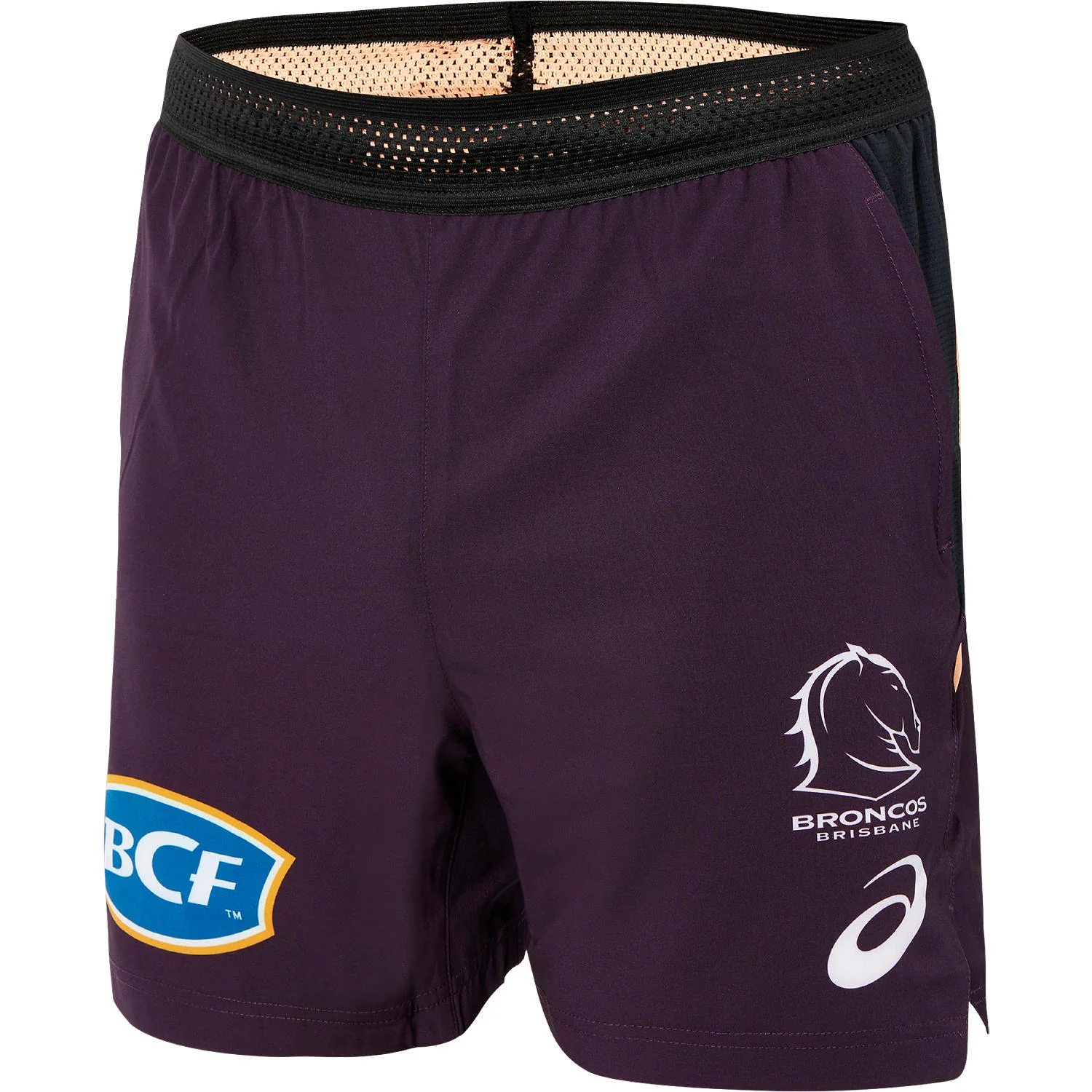 Brisbane Broncos 2024 Kids Replica Training Shorts