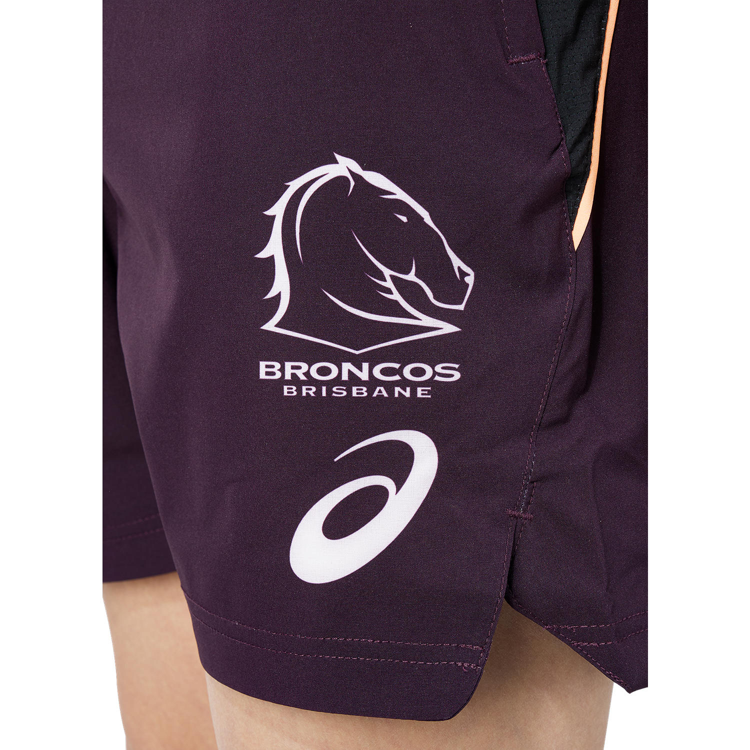 Brisbane Broncos 2024 Kids Replica Training Shorts - Image 3