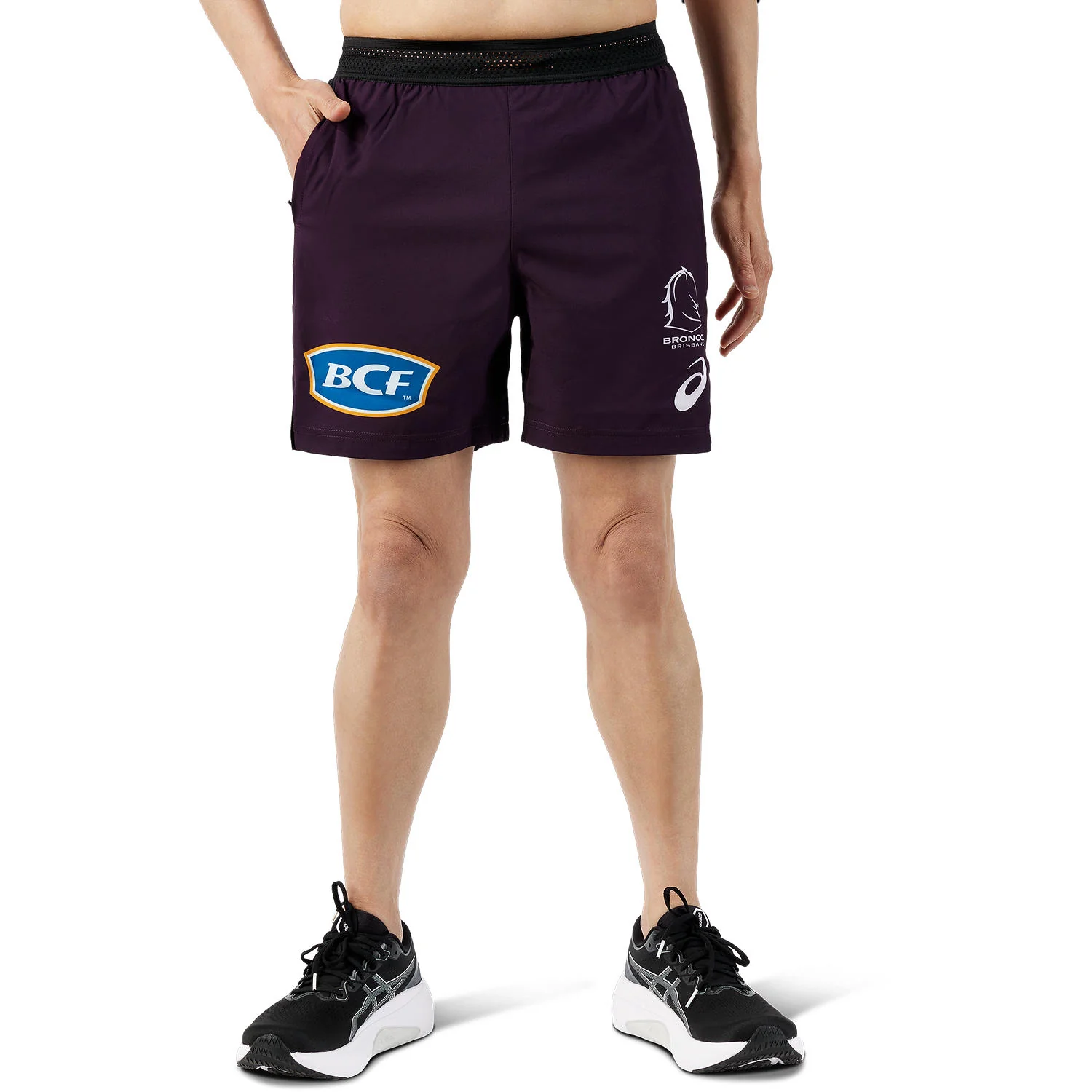 Brisbane Broncos 2024 Kids Replica Training Shorts - Image 4
