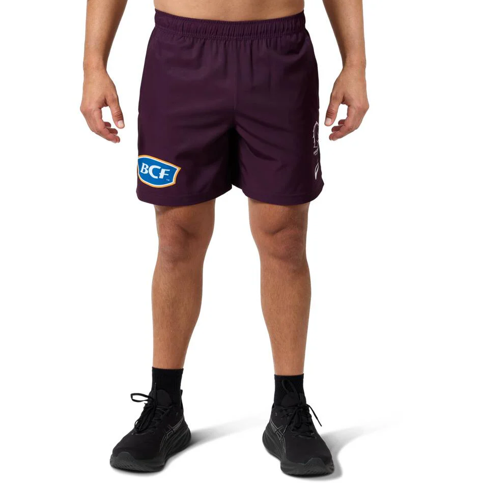 Brisbane Broncos 2025 Mens Training Shorts - Image 3