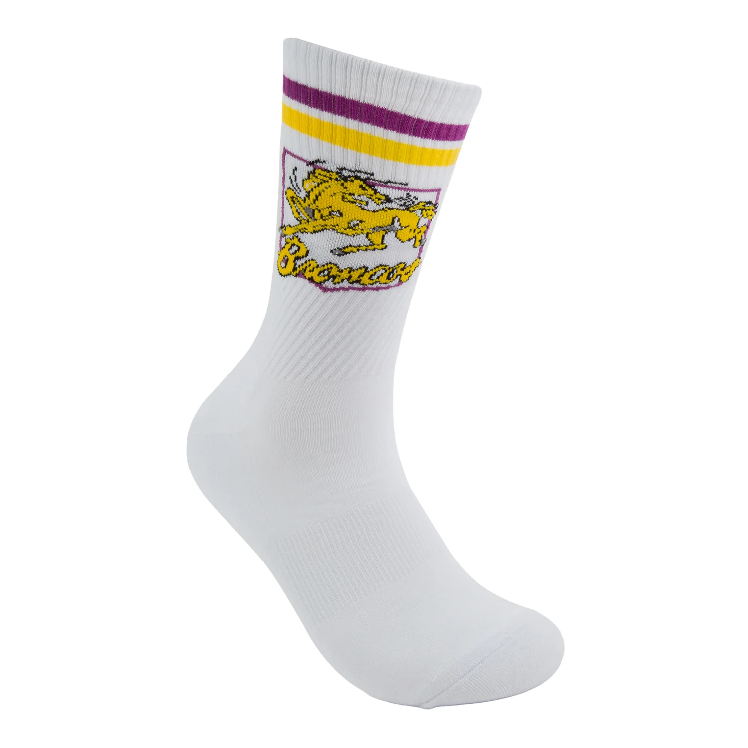 Brisbane Broncos Retro Sneaker Sock 2 Pack - Image 5