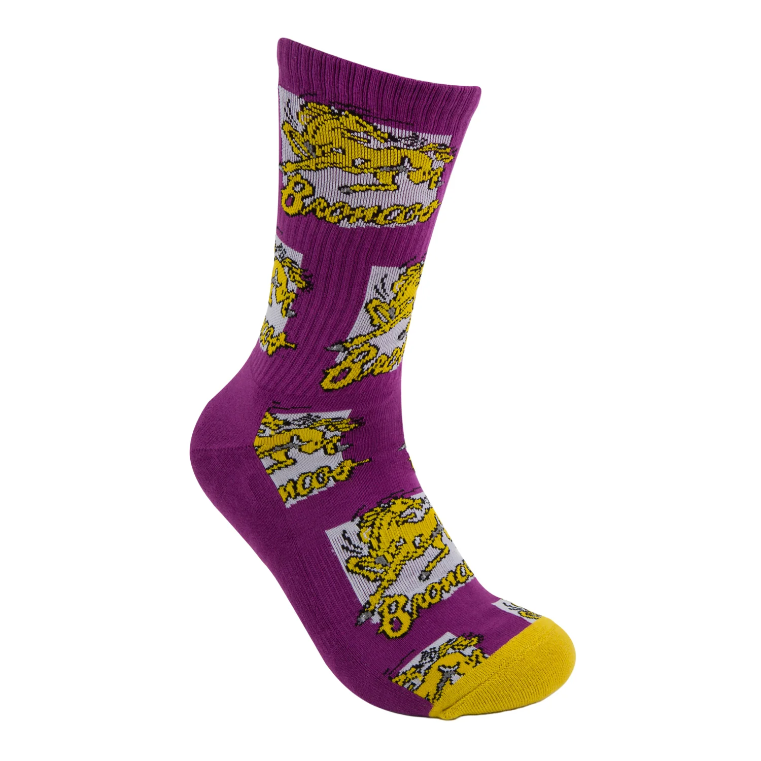 Brisbane Broncos Retro Sneaker Sock 2 Pack - Image 6