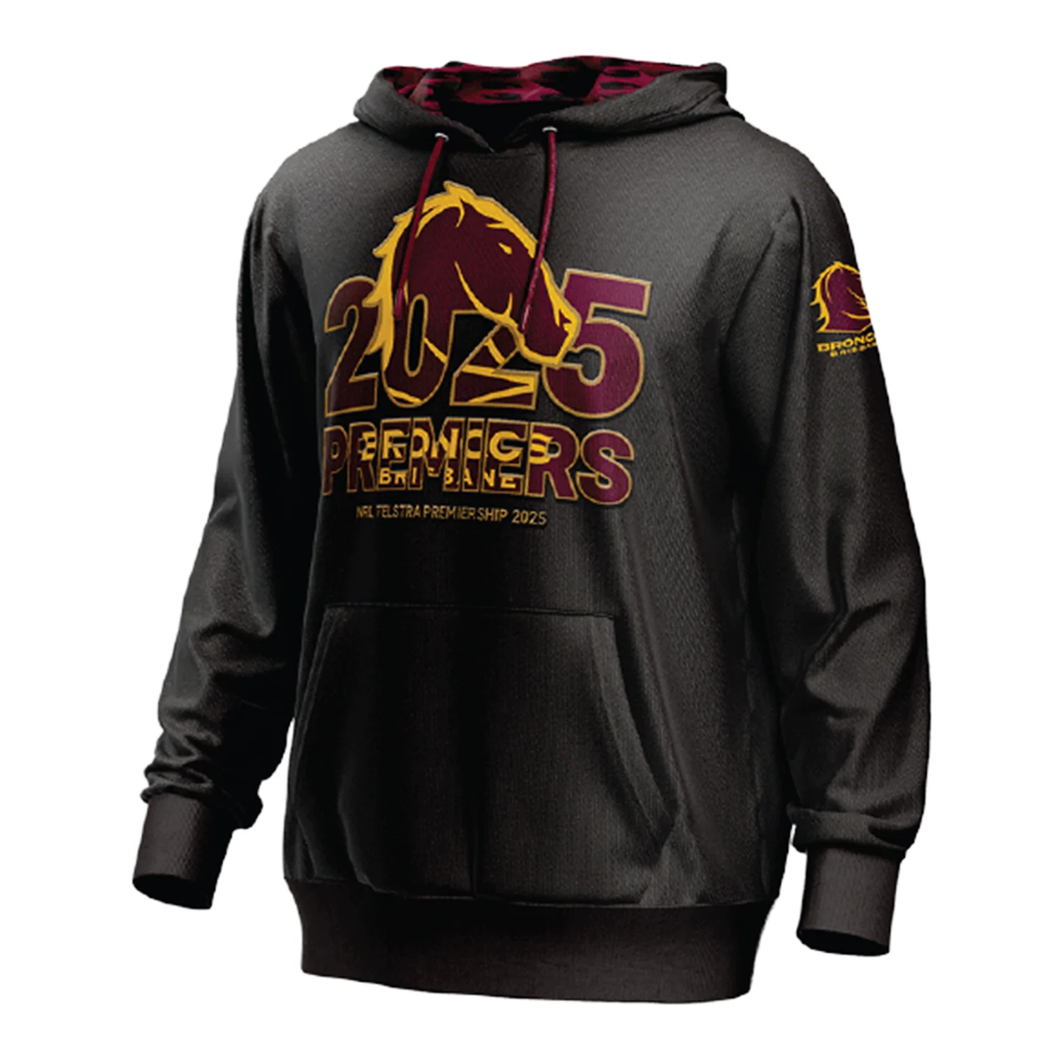 Brisbane Broncos 2025 NRL Men’s Premiers Hoodie
