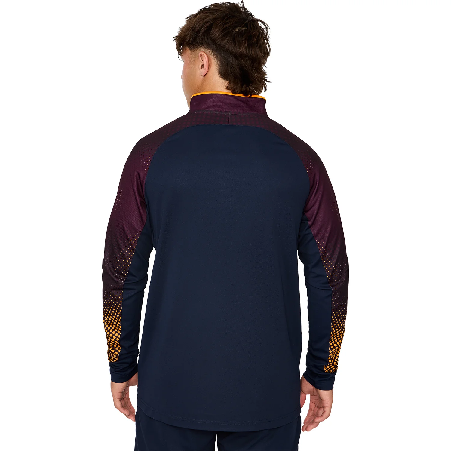 Brisbane Broncos Mens 2026 1/4 Zip Warm Up Top - Image 6