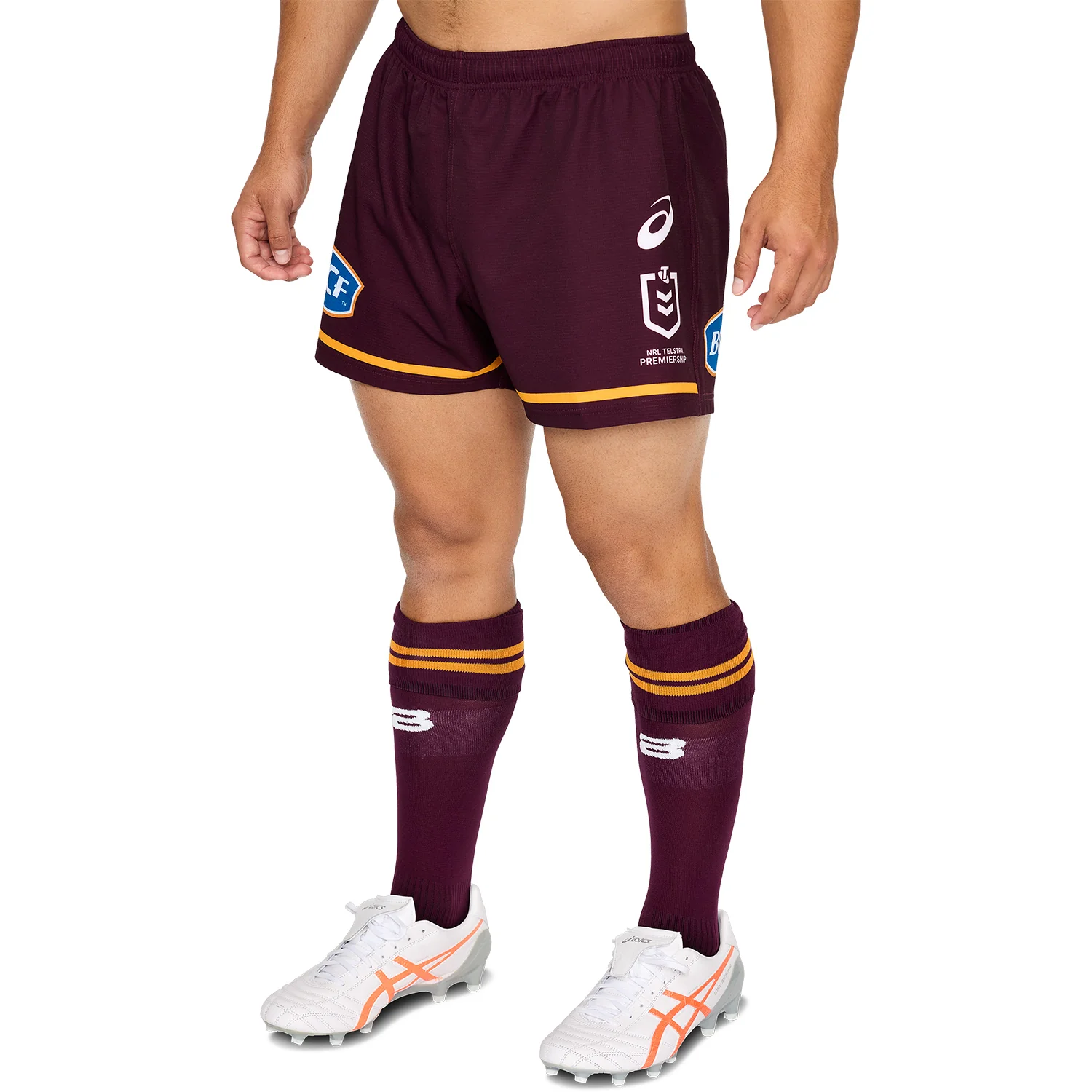 Brisbane Broncos Mens 2026 Home Shorts - Image 4