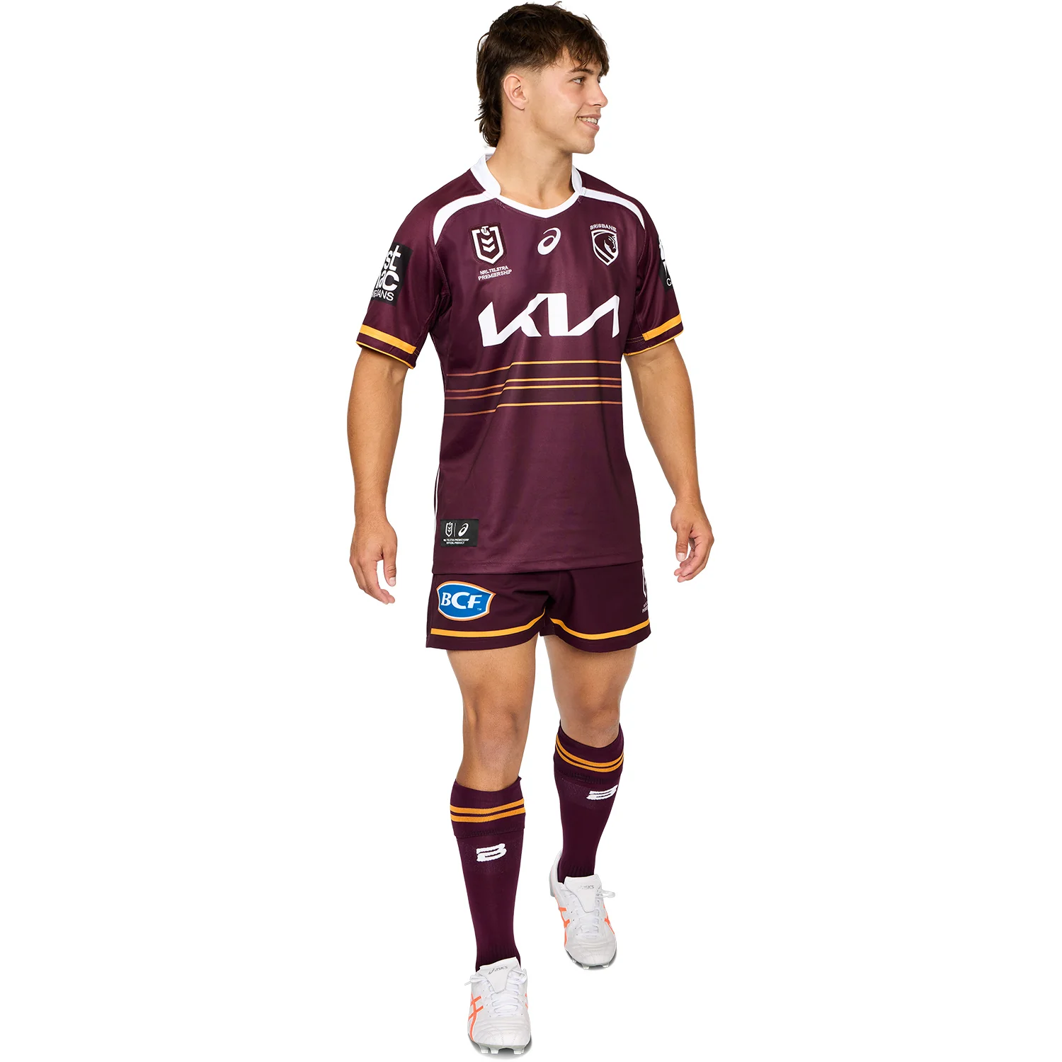 Brisbane Broncos Mens 2026 Home Shorts - Image 7