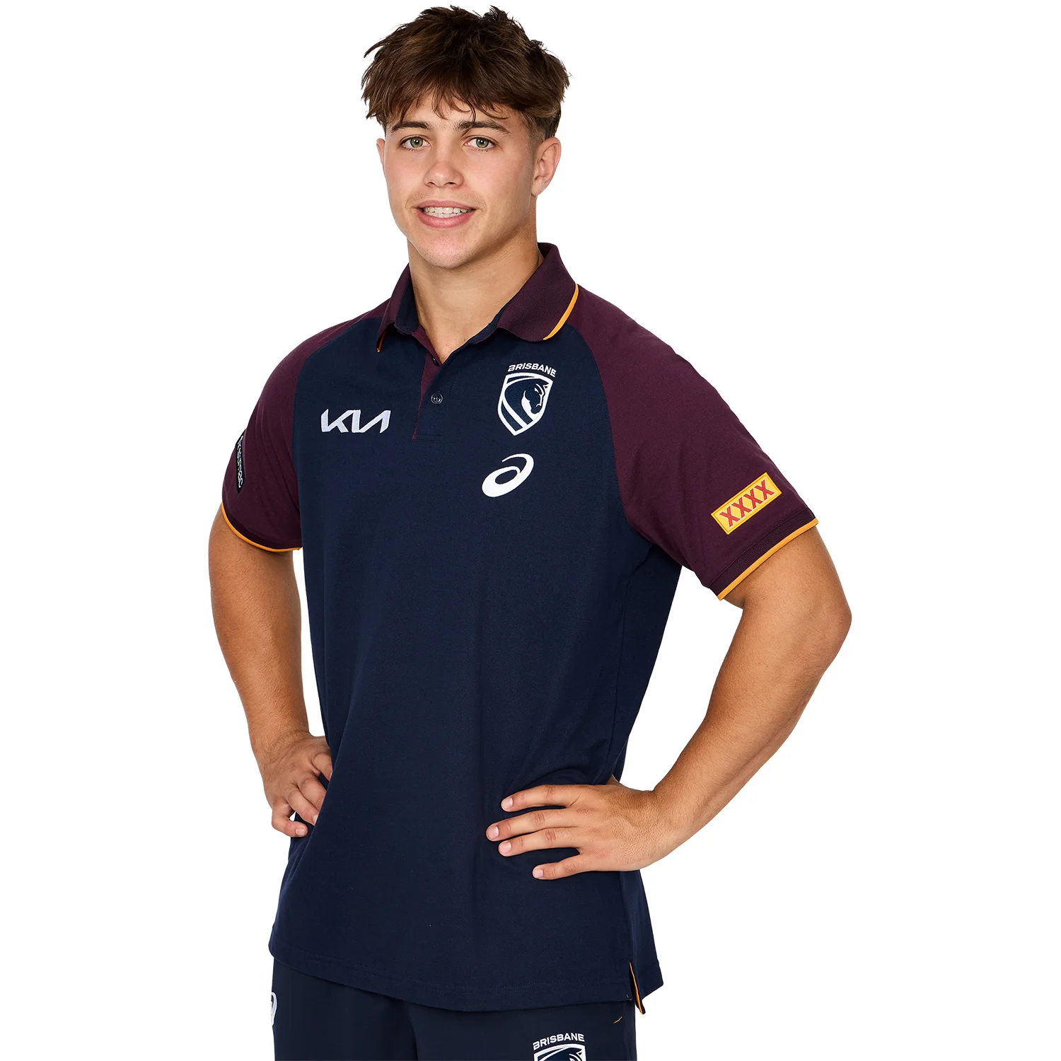 Brisbane Broncos Mens 2026 Team Polo - Image 4
