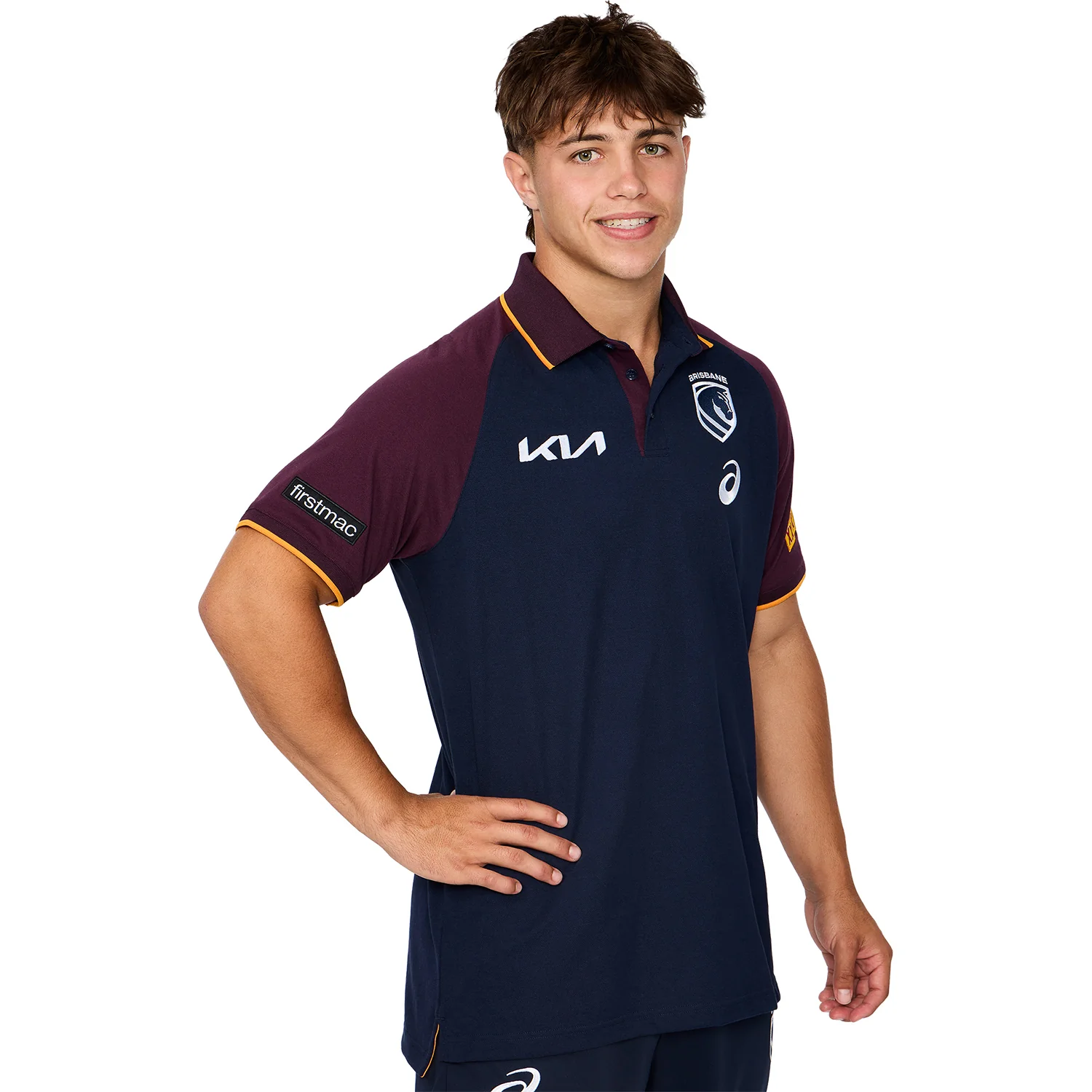 Brisbane Broncos Mens 2026 Team Polo - Image 5