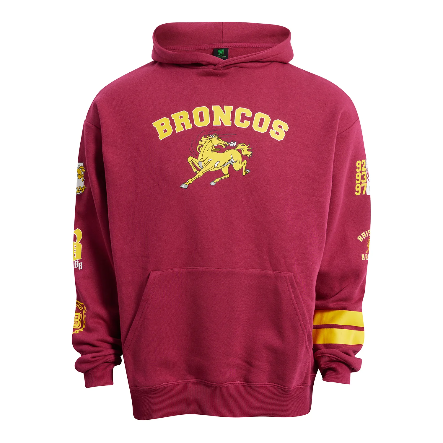 Brisbane Broncos Mens Club Hoodie