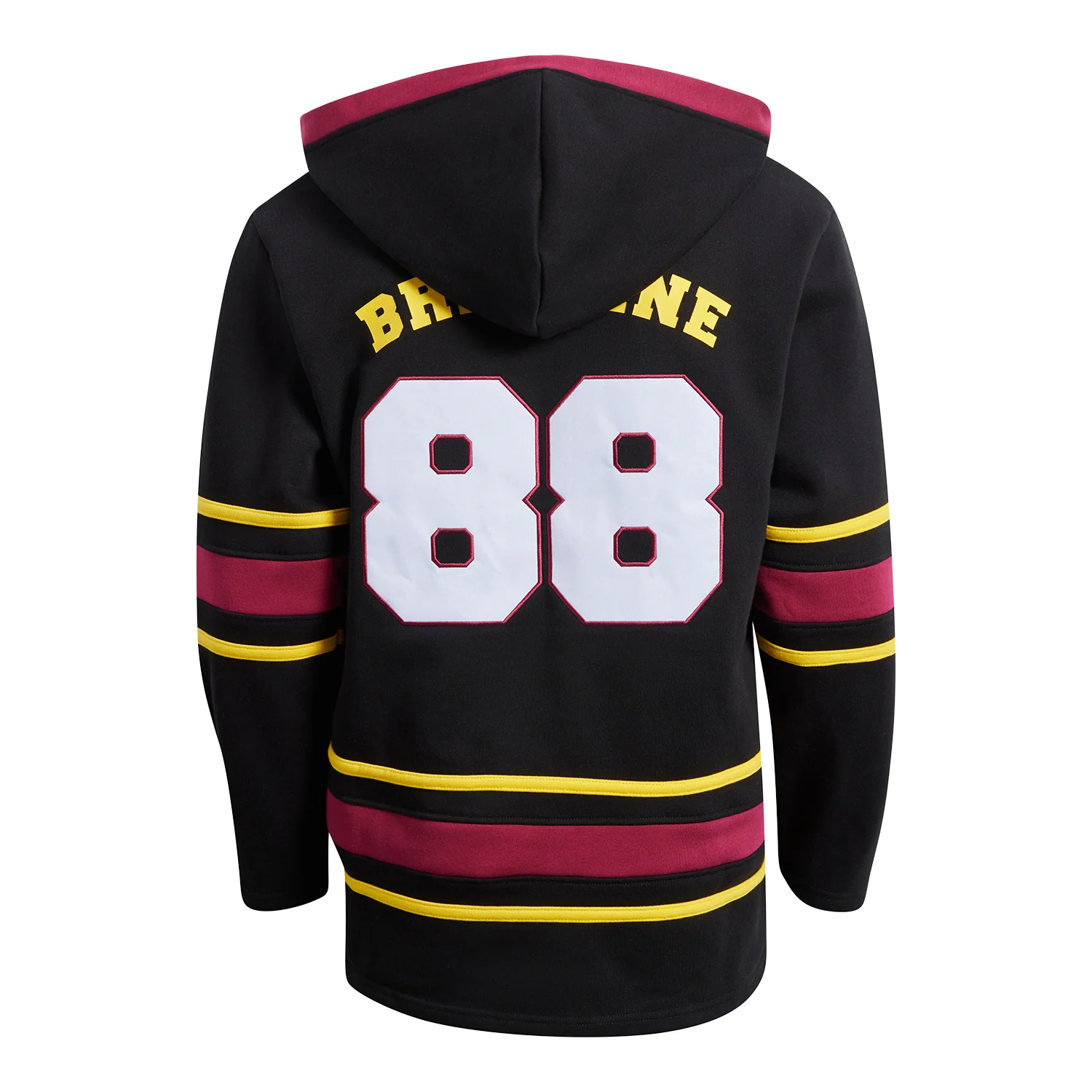 Brisbane Broncos Mens Hockey Lace Up Hoodie - Image 2