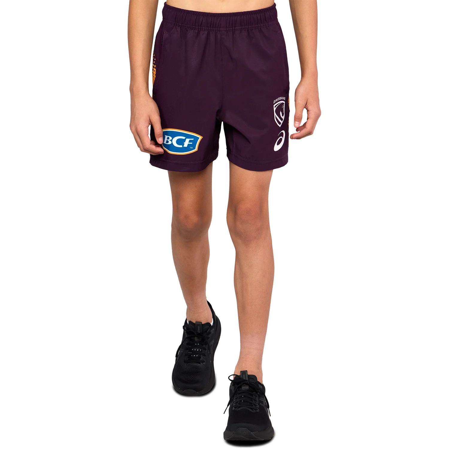 Brisbane Broncos Youth 2026 Training Shorts Maroon - Image 5