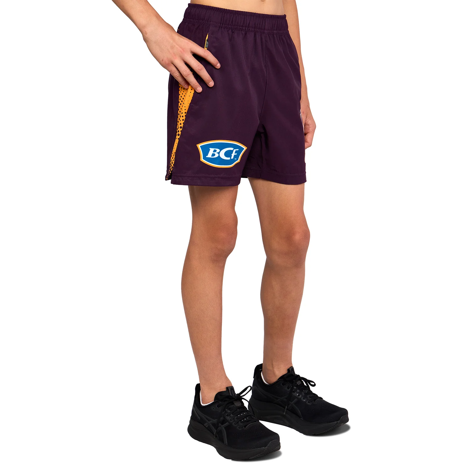 Brisbane Broncos Youth 2026 Training Shorts Maroon - Image 7