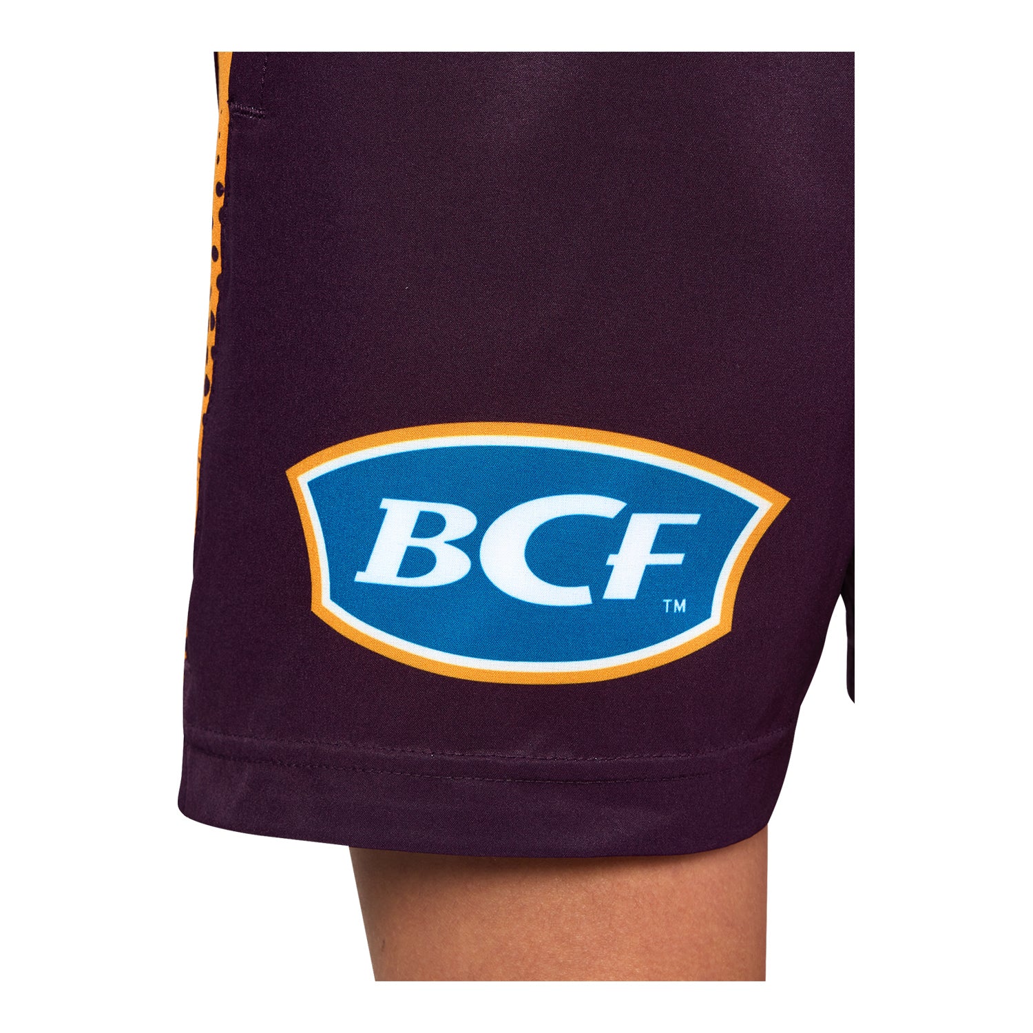 Brisbane Broncos Youth 2026 Training Shorts Maroon - Image 8