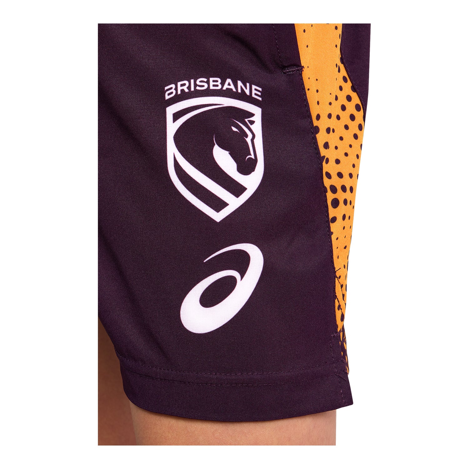 Brisbane Broncos Youth 2026 Training Shorts Maroon - Image 9