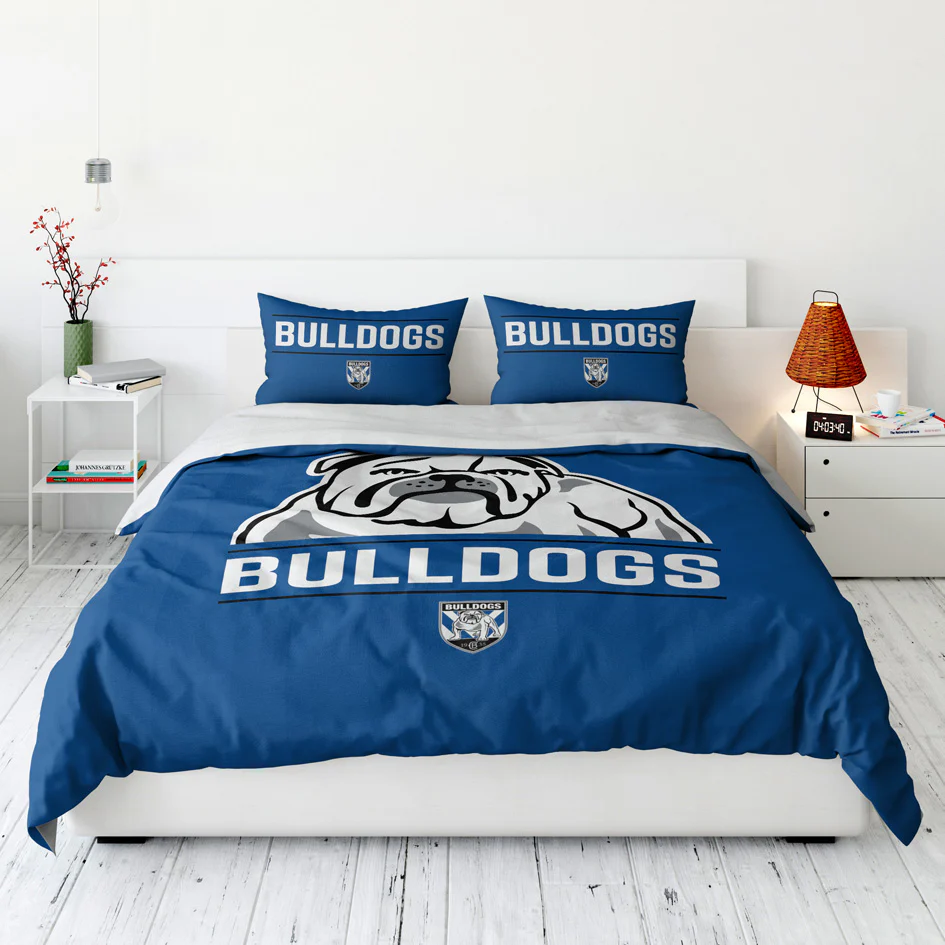 Canterbury-Bankstown Bulldogs Quilt Cover Set Queen