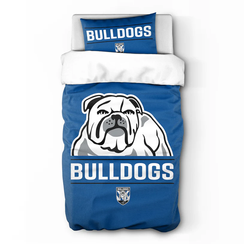 Canterbury-Bankstown Bulldogs Quilt Cover Set Single