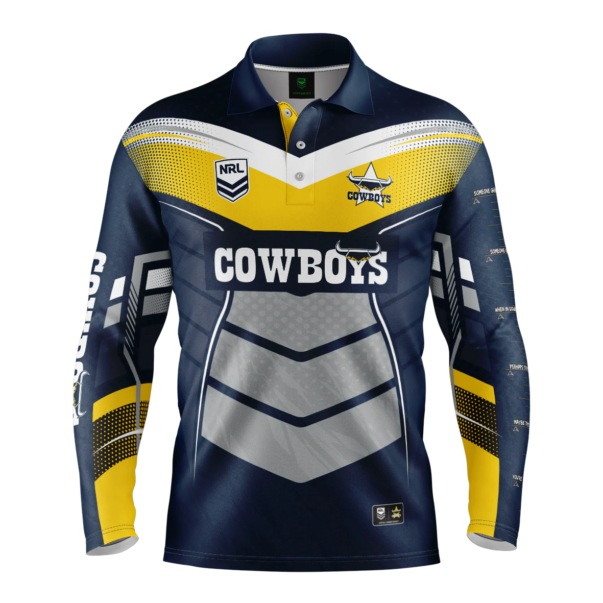 Cowboys Cyber Fishing Shirt Mens - Image 5
