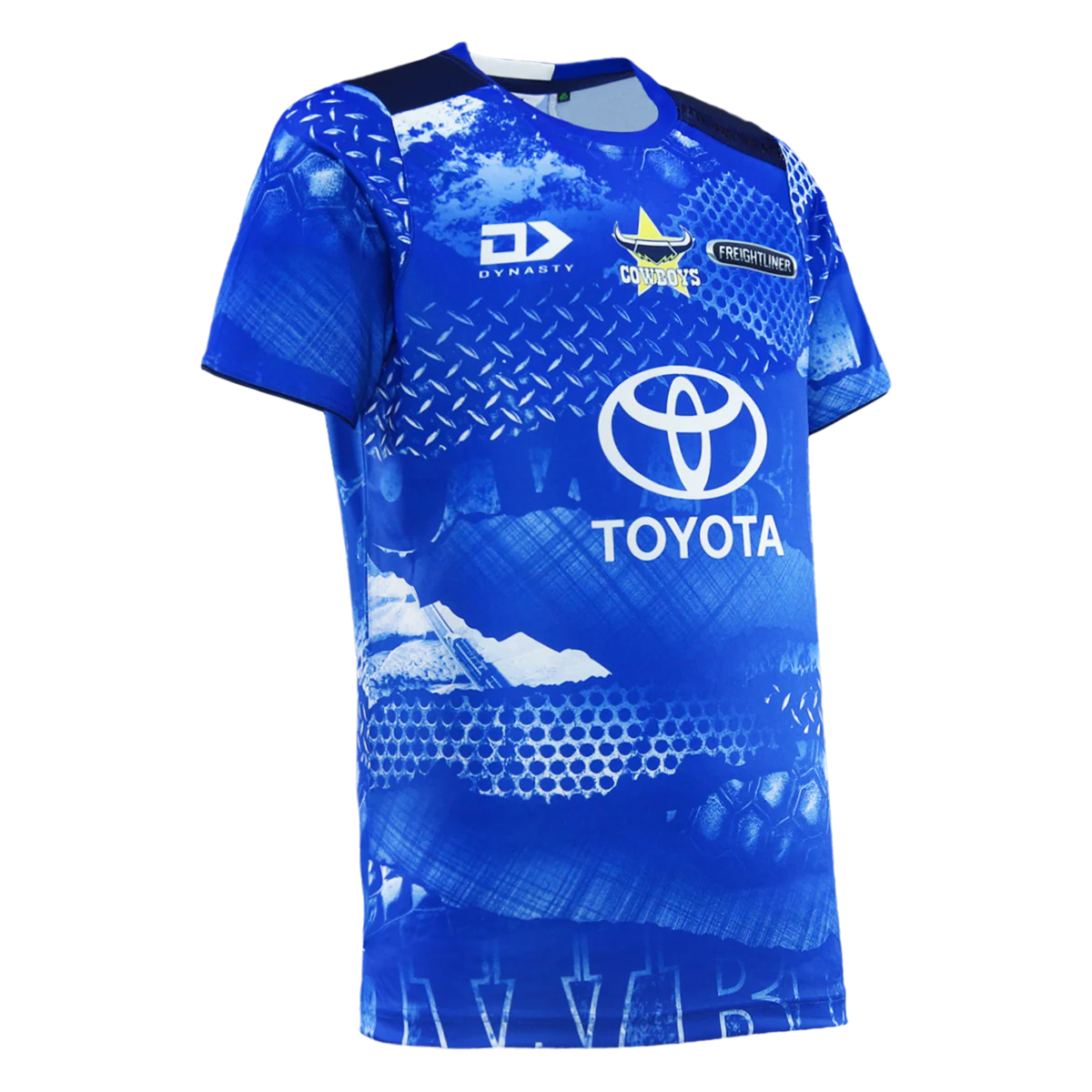 North Queensland Cowboys Mens 2026 Training Tee Blue - Image 3