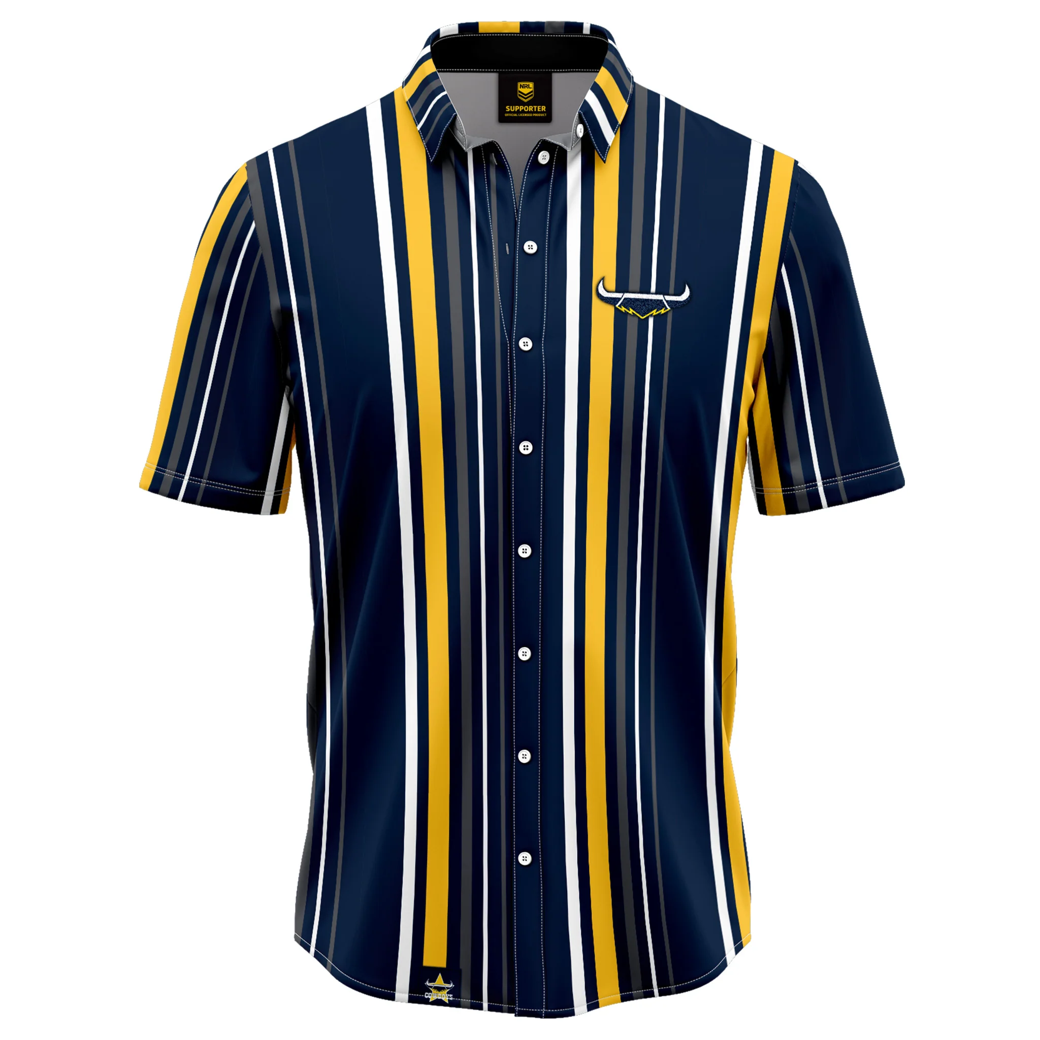 North Queensland Cowboys Mens Sorrento Party Shirt - Image 6