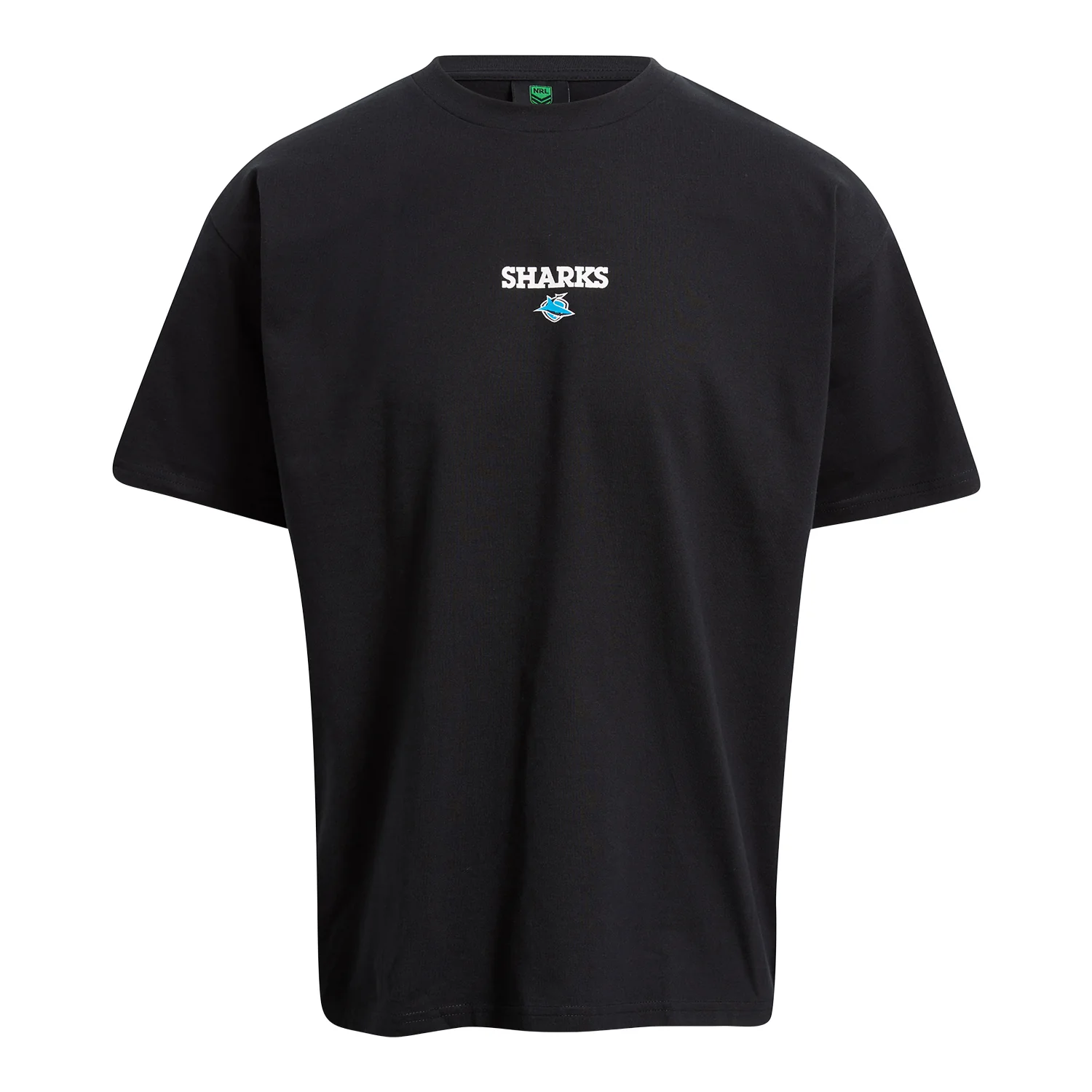 Cronulla-Sutherland Sharks Adult Heavy Weight Clip T-Shirt - Image 2