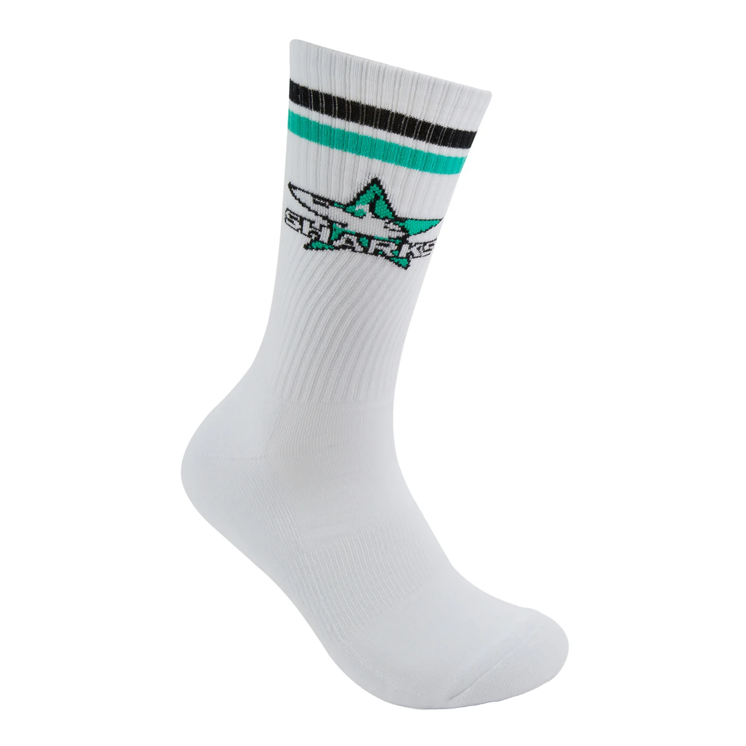 Cronulla-Sutherland Sharks Retro Sneaker Sock 2 Pack - Image 5
