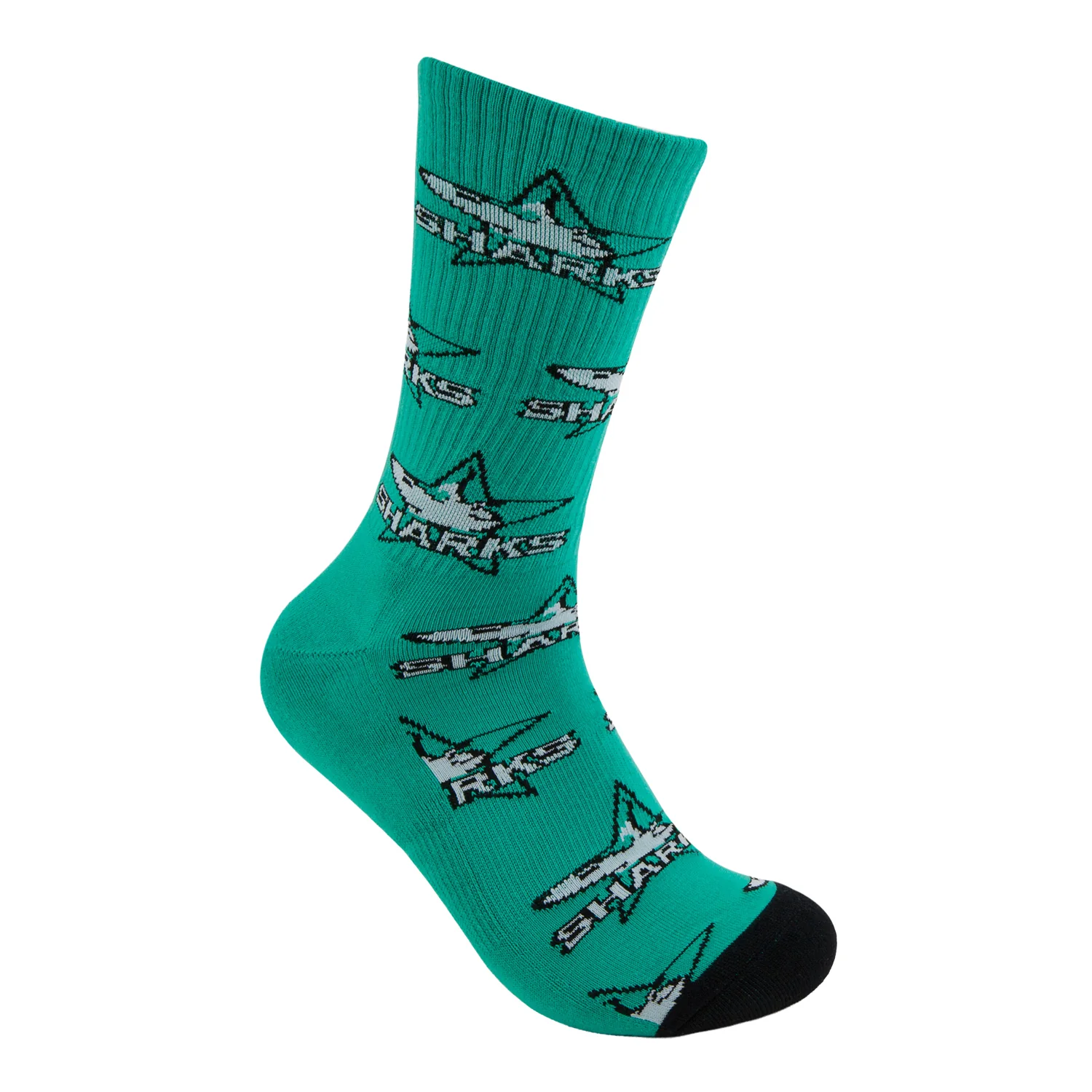 Cronulla-Sutherland Sharks Retro Sneaker Sock 2 Pack - Image 6