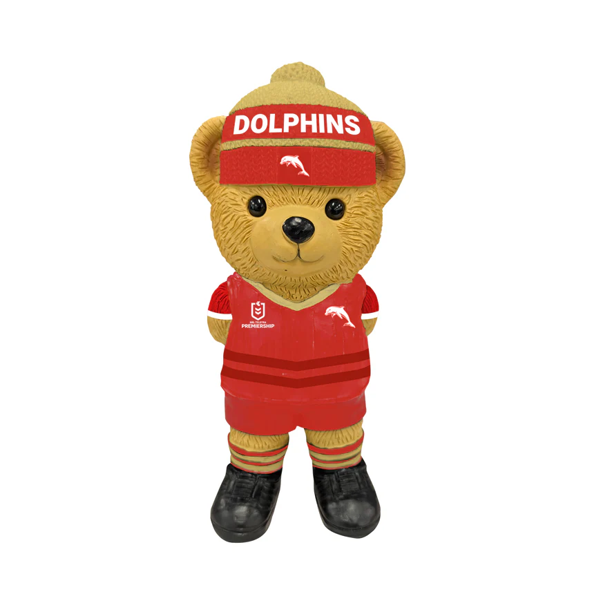 Dolphins Bear Statue
