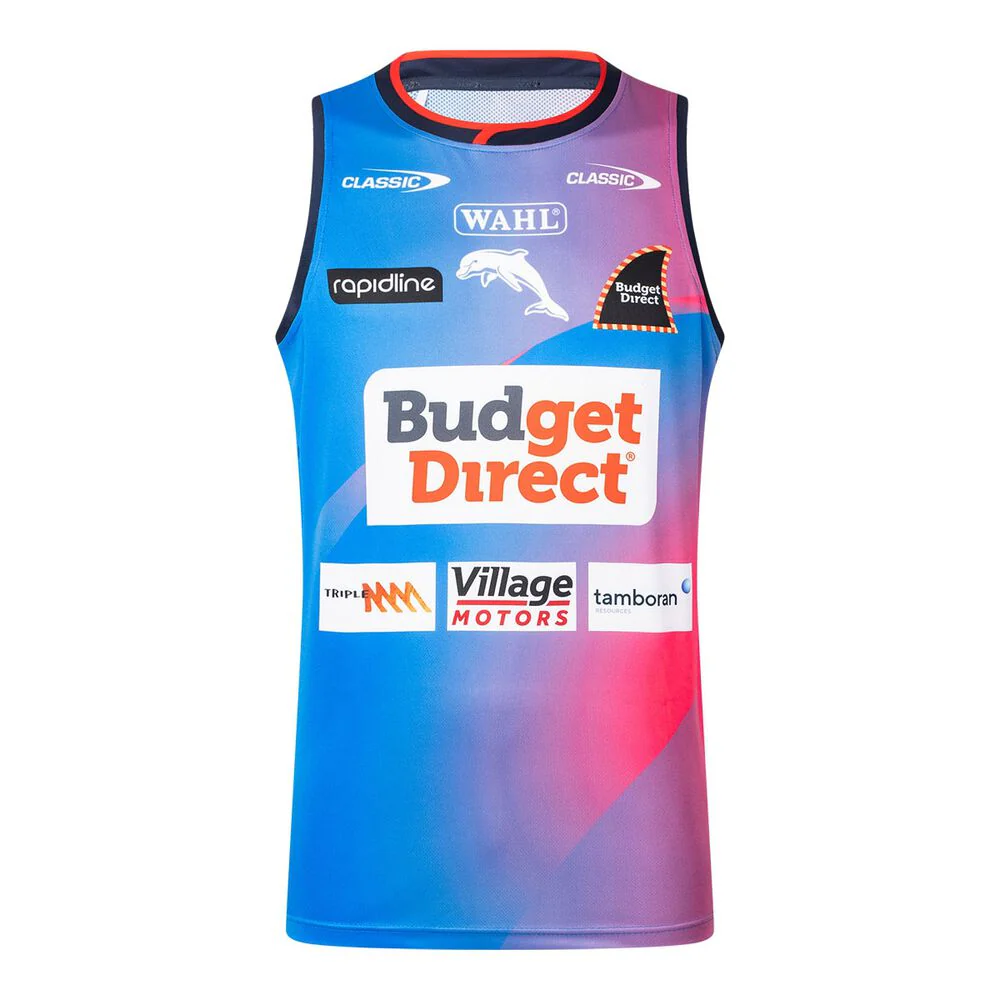 Dolphins Mens 2026 Pro Training Singlet Blue