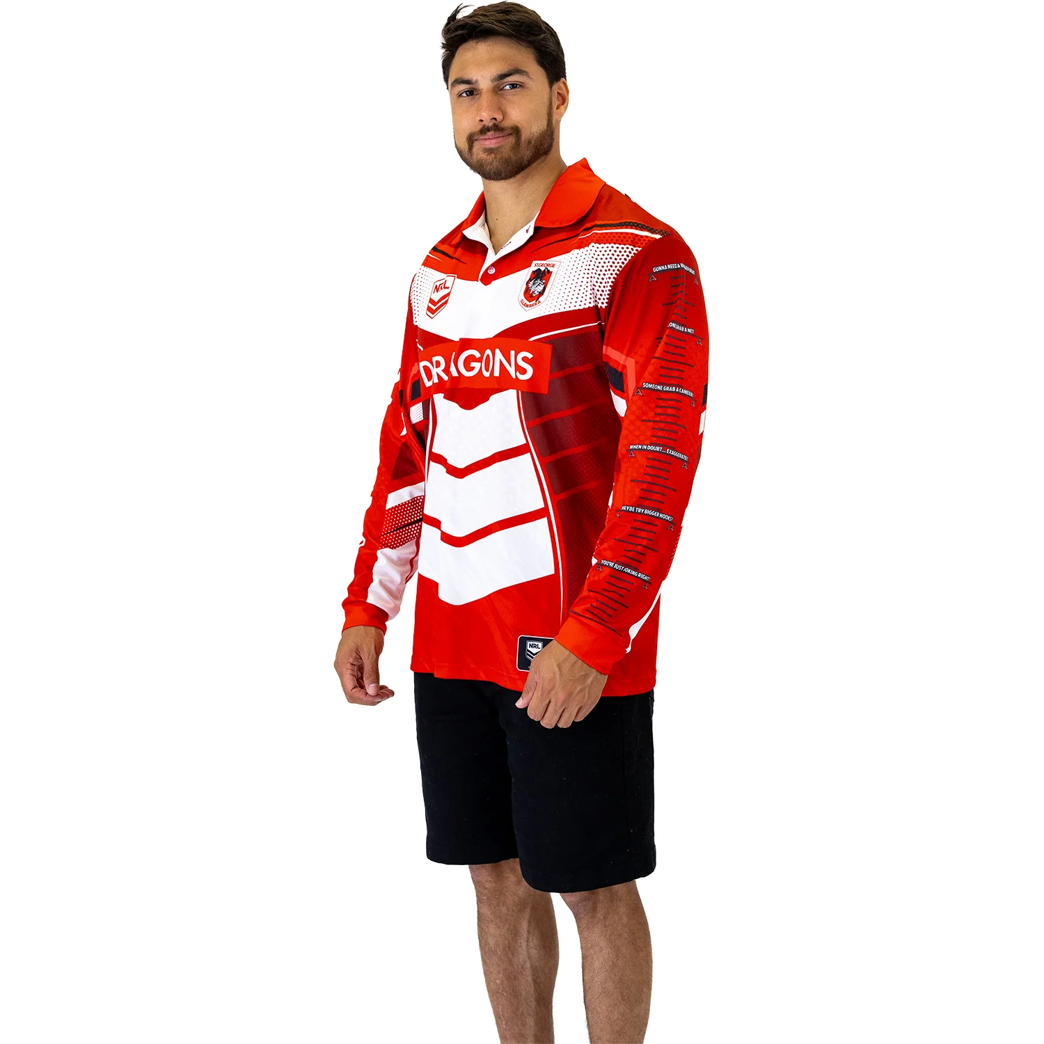 Dragons Cyber Fishing Shirt Mens - Image 2