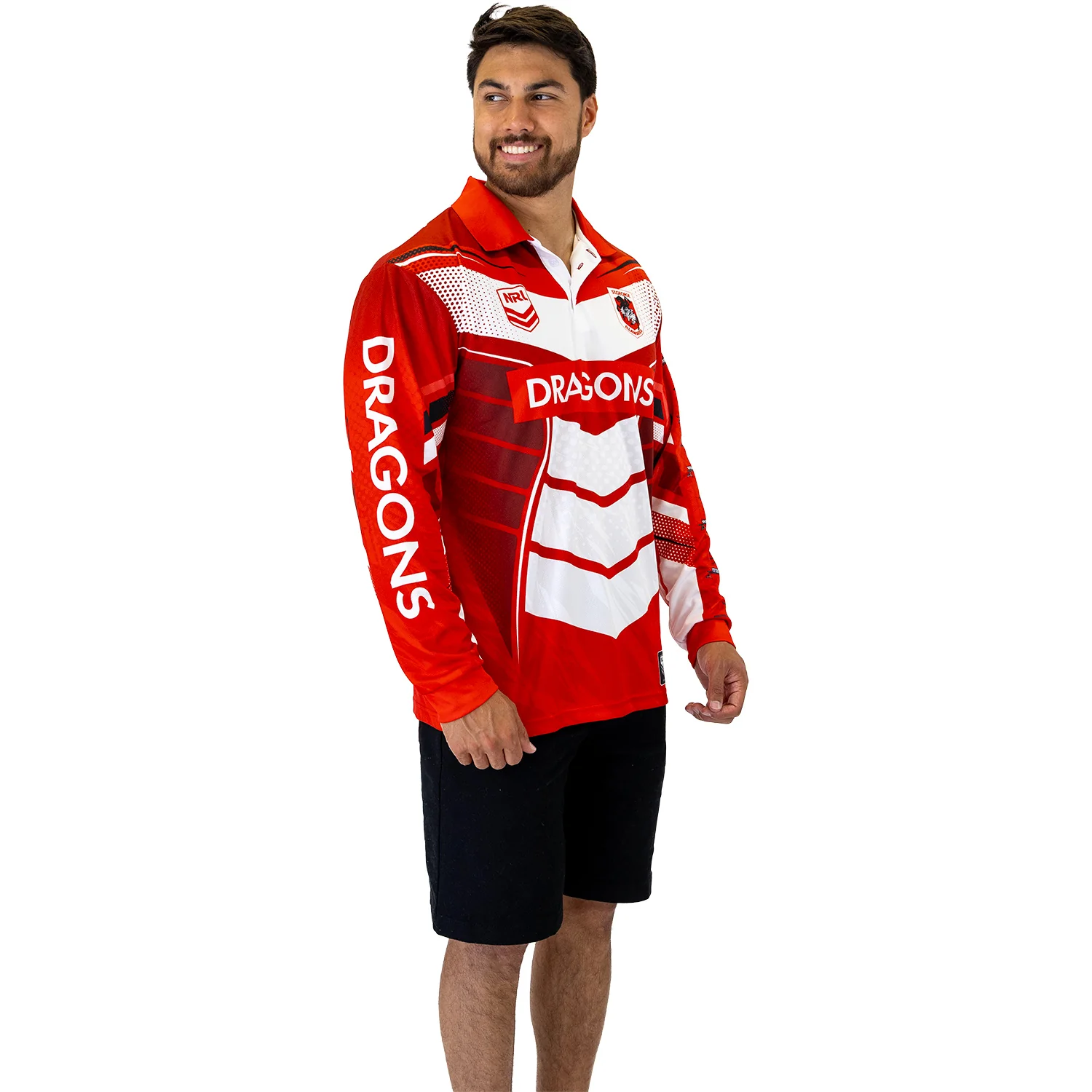 Dragons Cyber Fishing Shirt Mens - Image 3