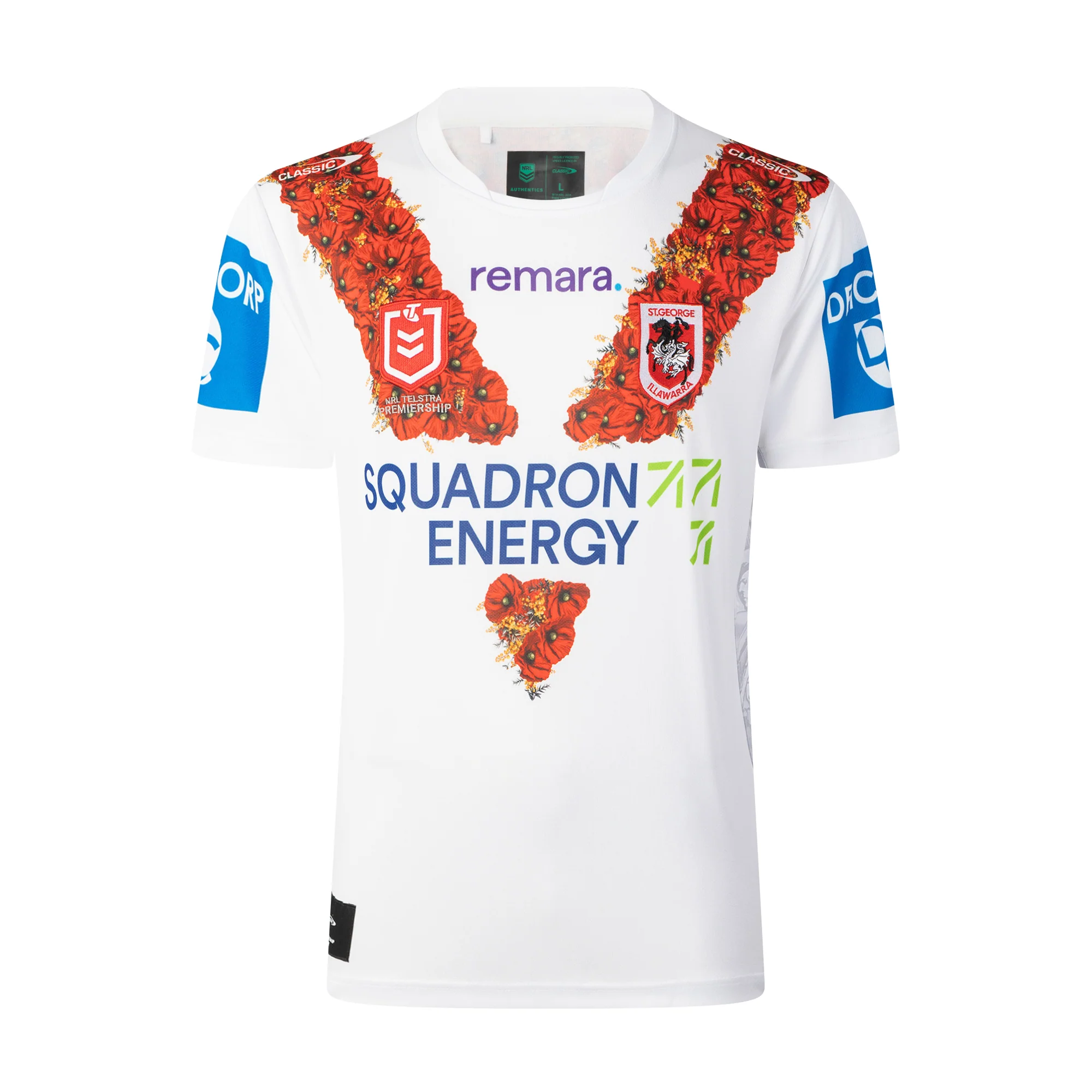 St George Illawarra Dragons Mens 2026 ANZAC Round Jersey