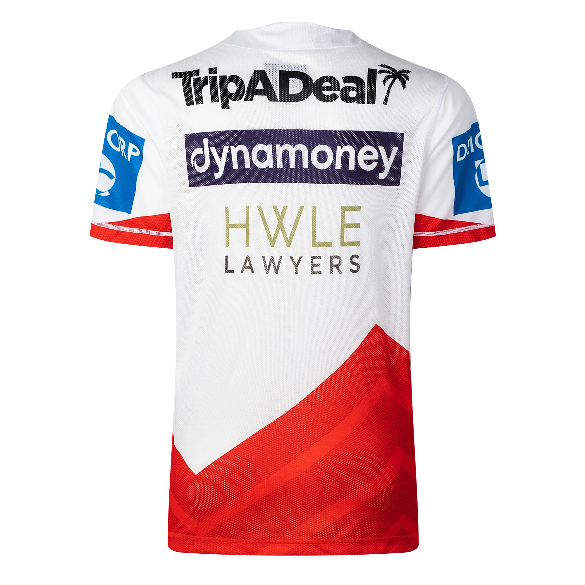 St George Illawarra Dragons Mens 2026 Pro Training Tee White - Image 3