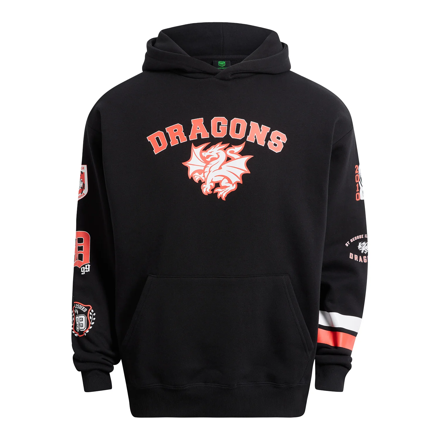 St George Illawarra Dragons Mens Club Hoodie