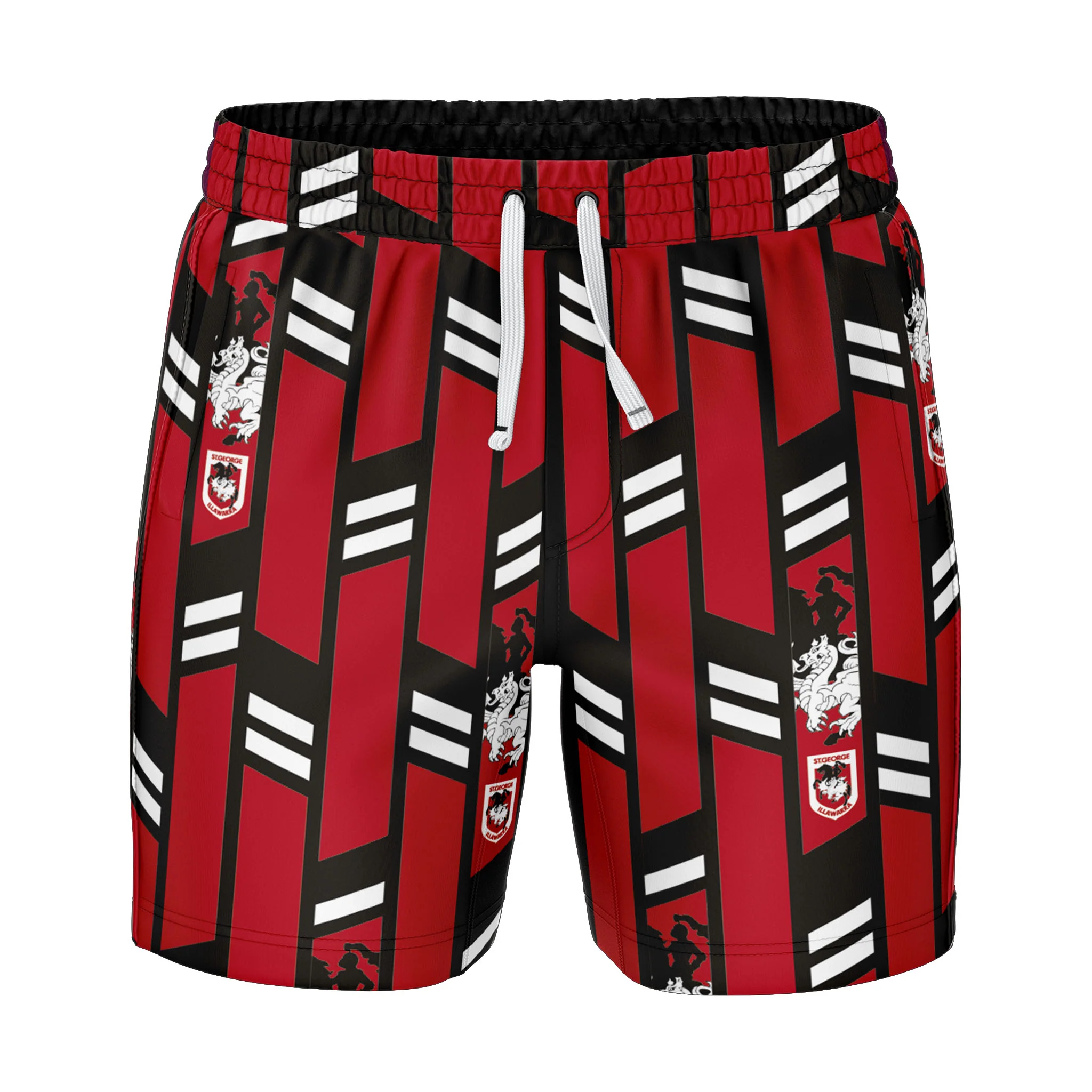 St. George-Illawarra Dragons Mens Riviera Volley Swim Shorts - Image 3
