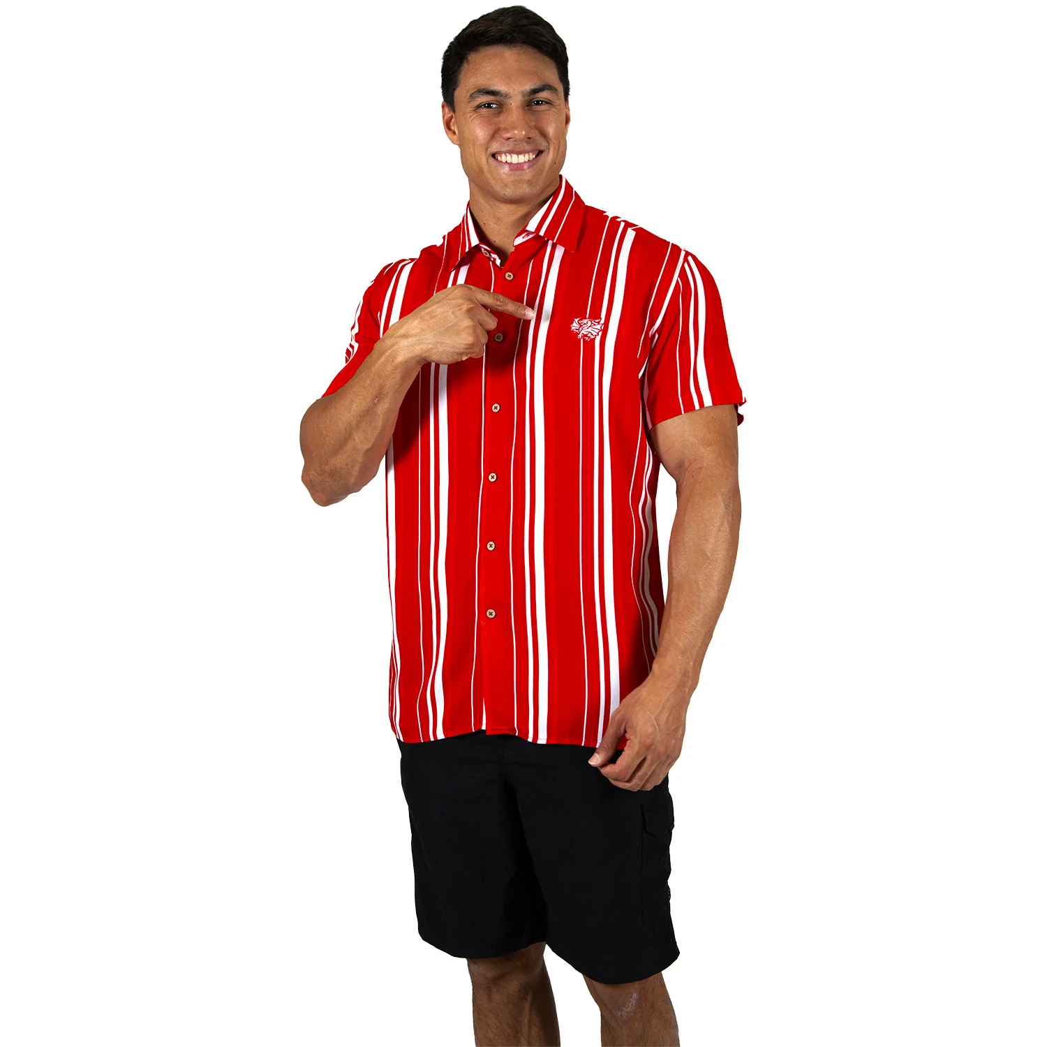 St. George-Illawarra Dragons Mens Sorrento Party Shirt - Image 6