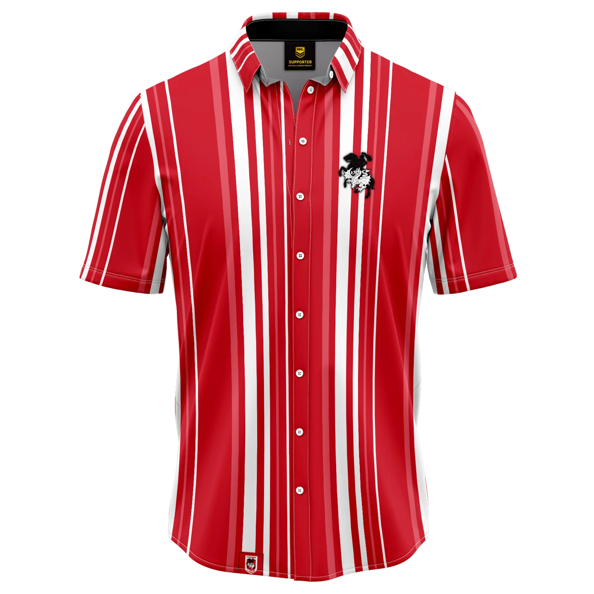 St. George-Illawarra Dragons Mens Sorrento Party Shirt - Image 7