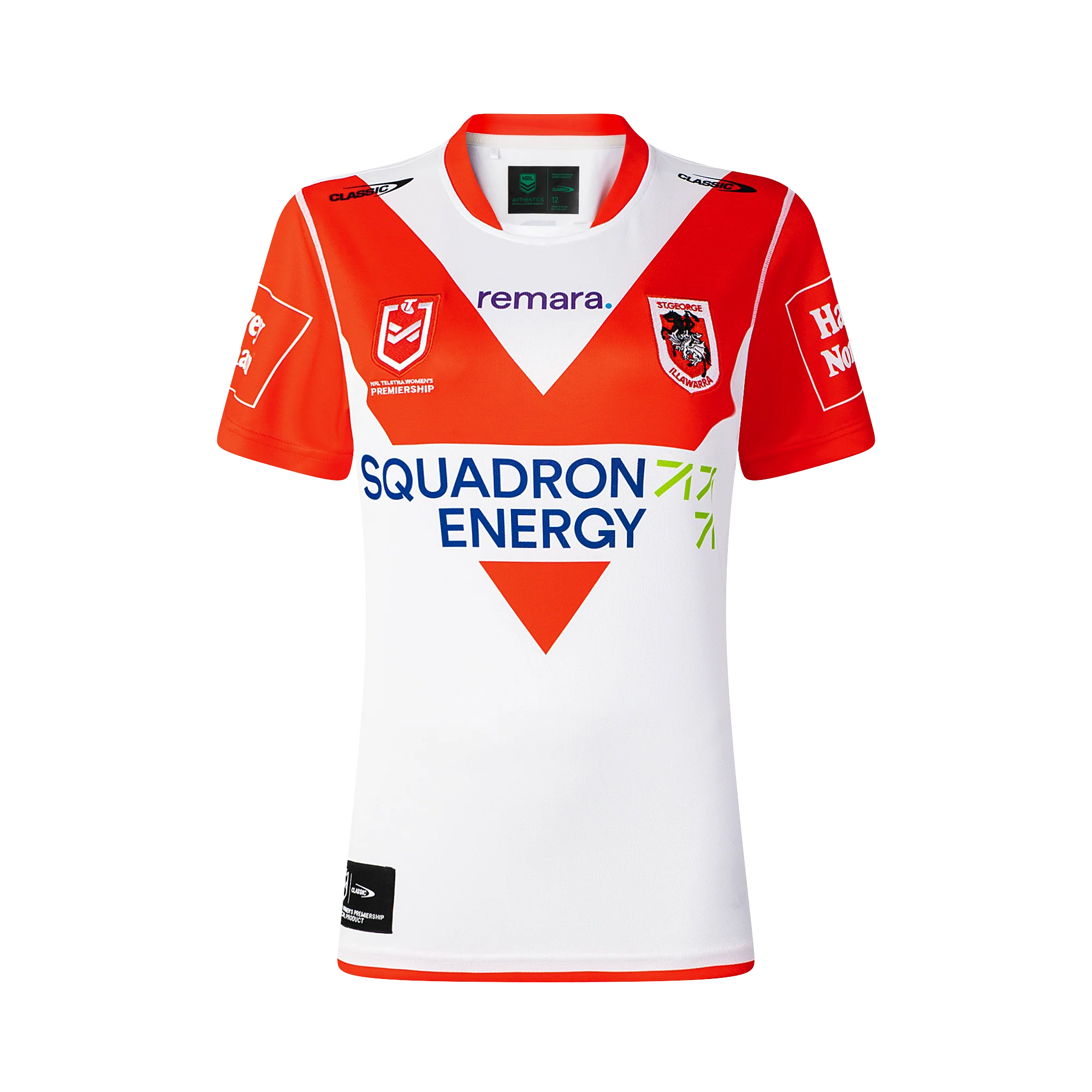 St. George Illawarra Dragons NRLW Womens 2025 Home Jersey