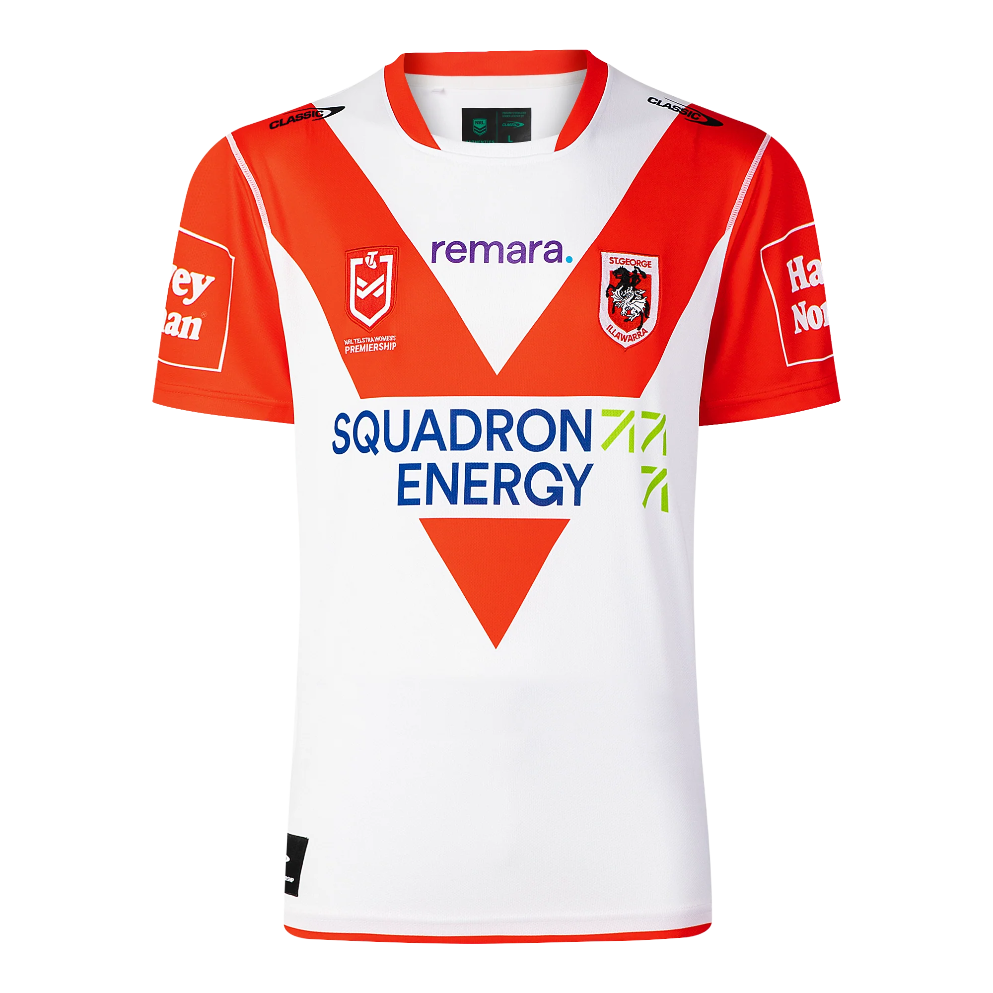 St George Illawarra Dragons NRLW Mens 2025 Home Jersey