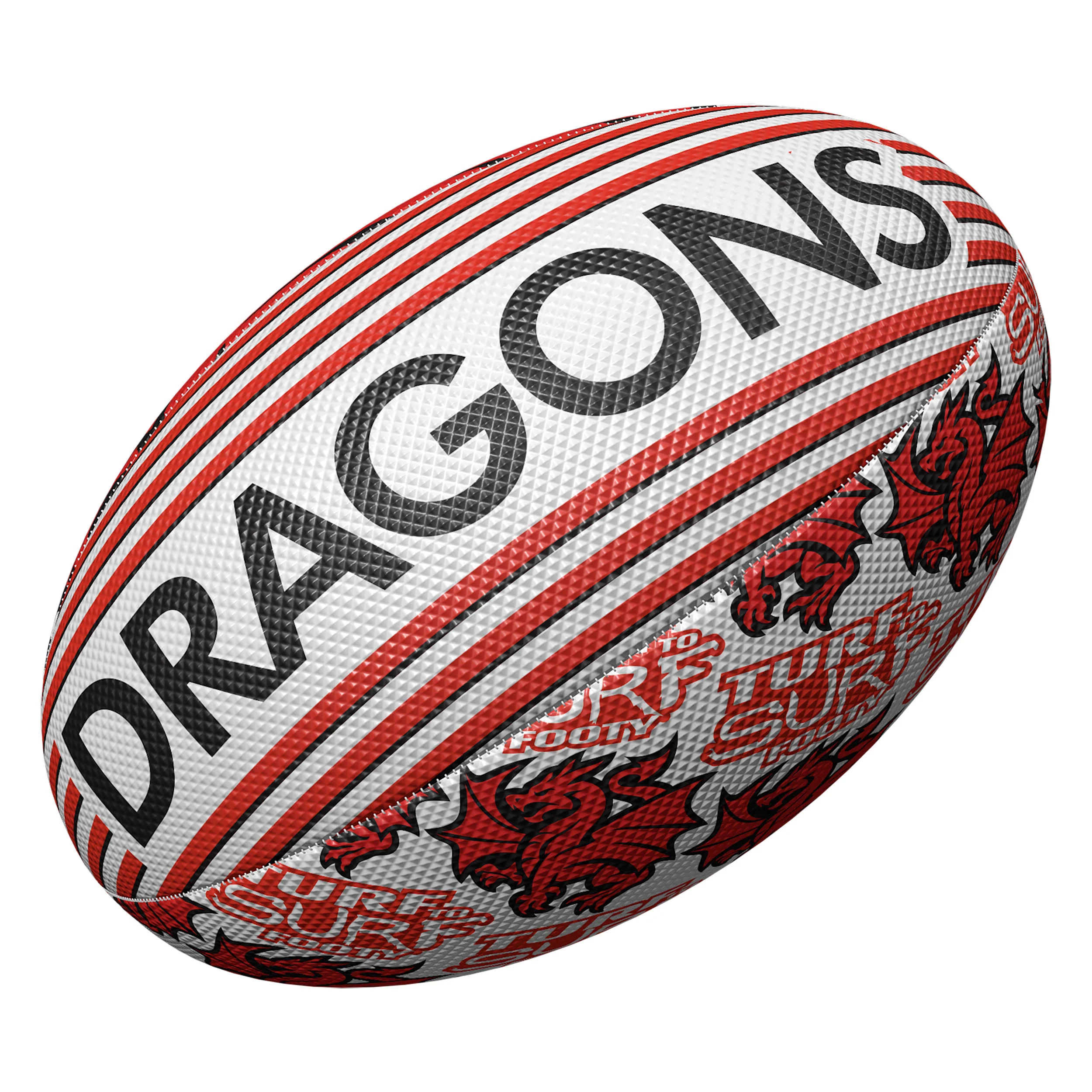 St George Illawarra Dragons Surf To Turf Ball Size 3 - Image 2