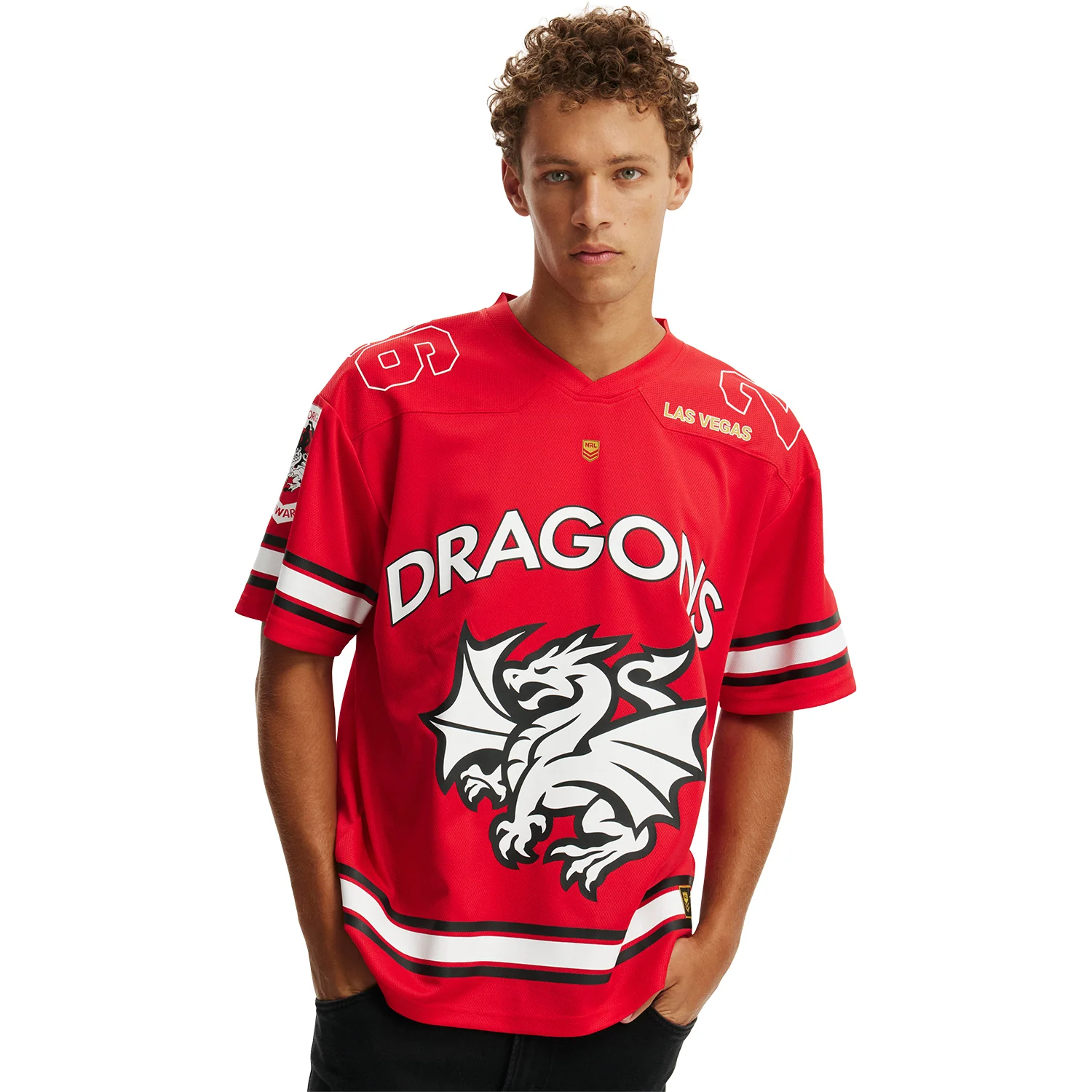 St George Illawarra Dragons Vegas 2026 Gridiron Shirt - Pre-order Shipping September