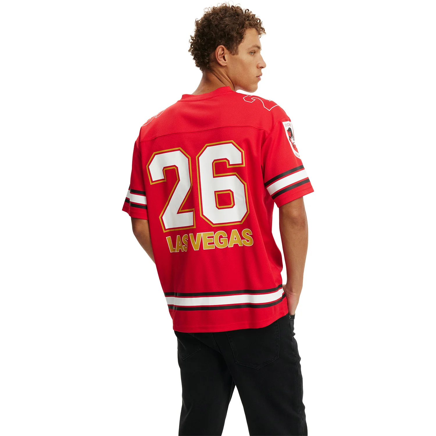 St George Illawarra Dragons Vegas 2026 Gridiron Shirt - Pre-order Shipping September - Image 3