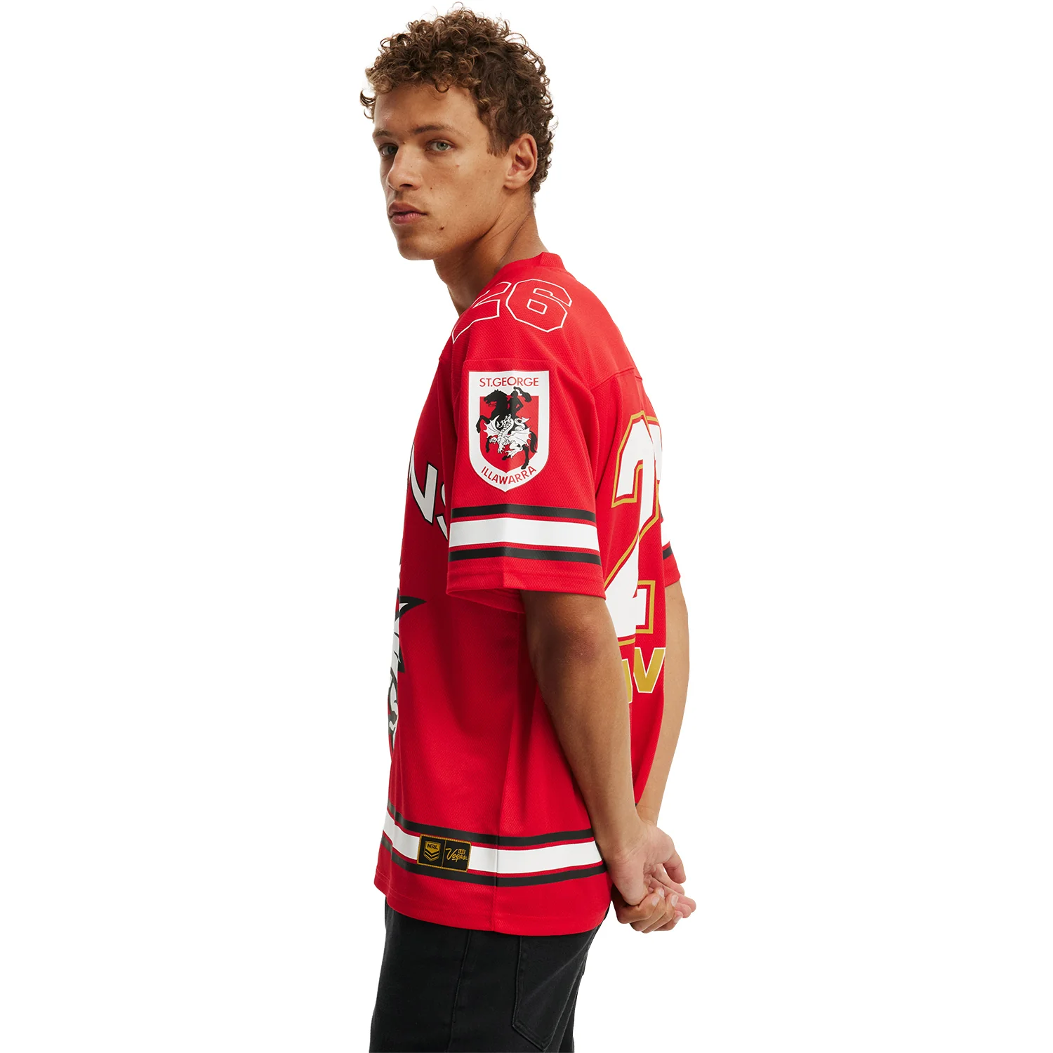 St George Illawarra Dragons Vegas 2026 Gridiron Shirt - Pre-order Shipping September - Image 5