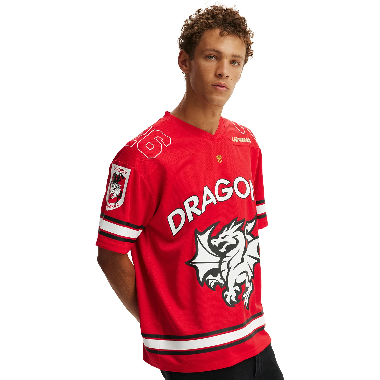 St George Illawarra Dragons Vegas 2026 Gridiron Shirt - Pre-order Shipping September - Image 6