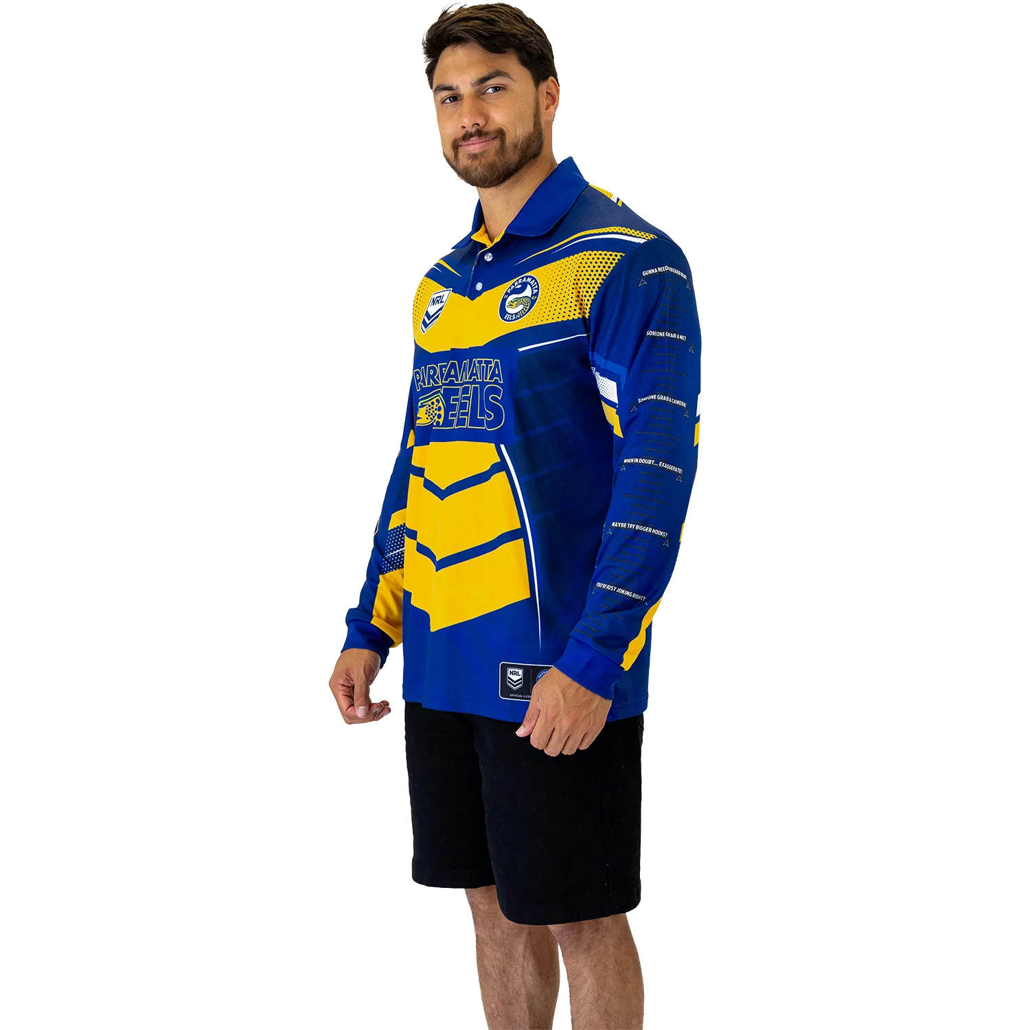 Eels Cyber Fishing Shirt Mens - Image 2