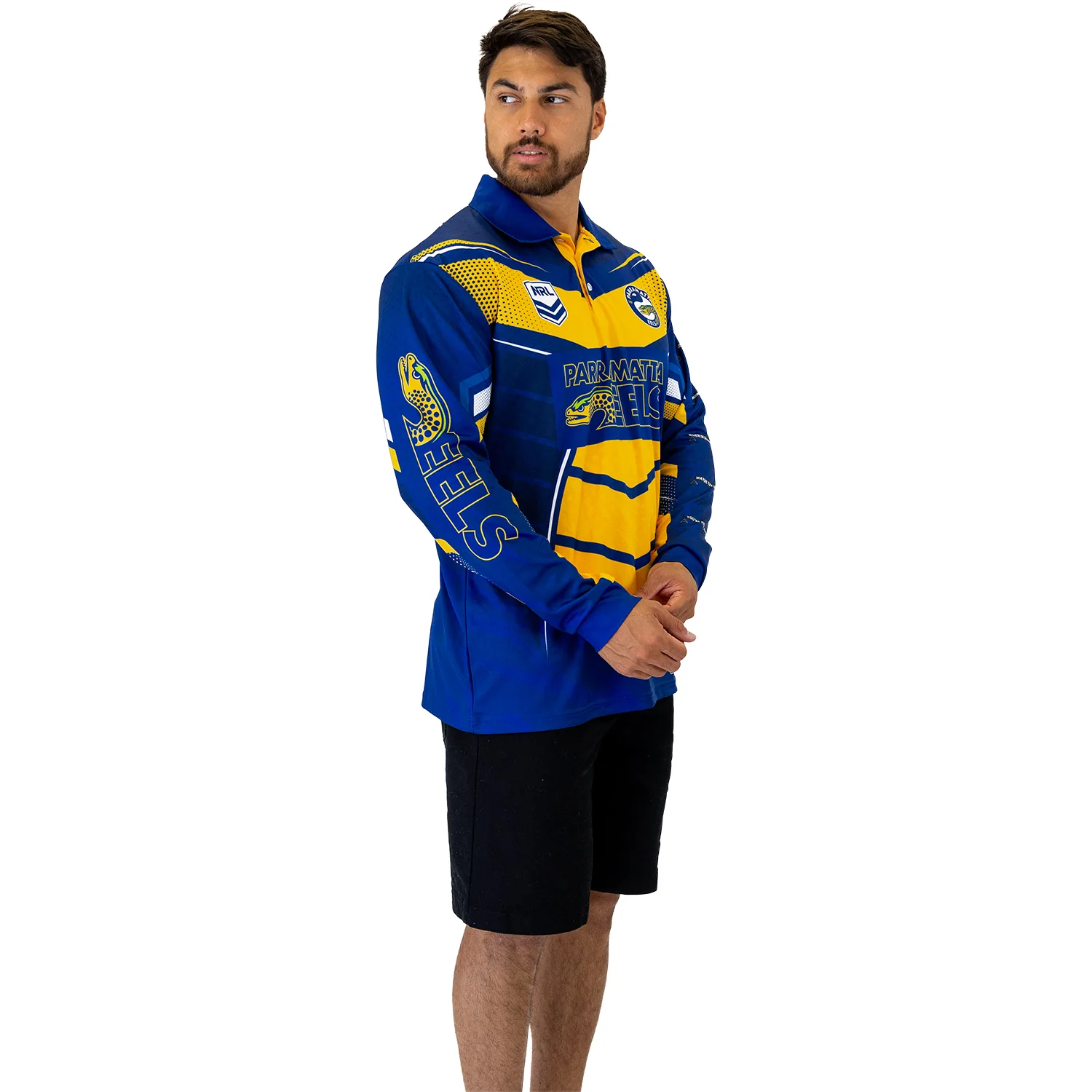 Eels Cyber Fishing Shirt Mens - Image 3