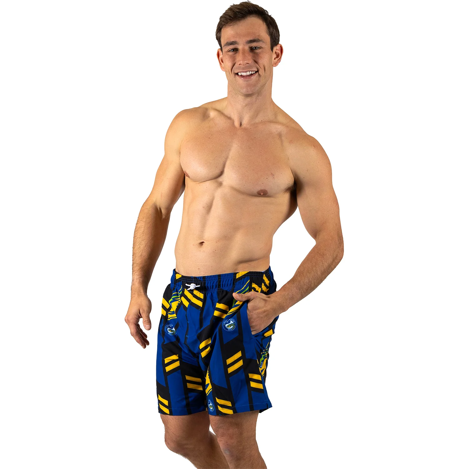 Parramatta Eels Mens Riviera Volley Swim Shorts - Image 2